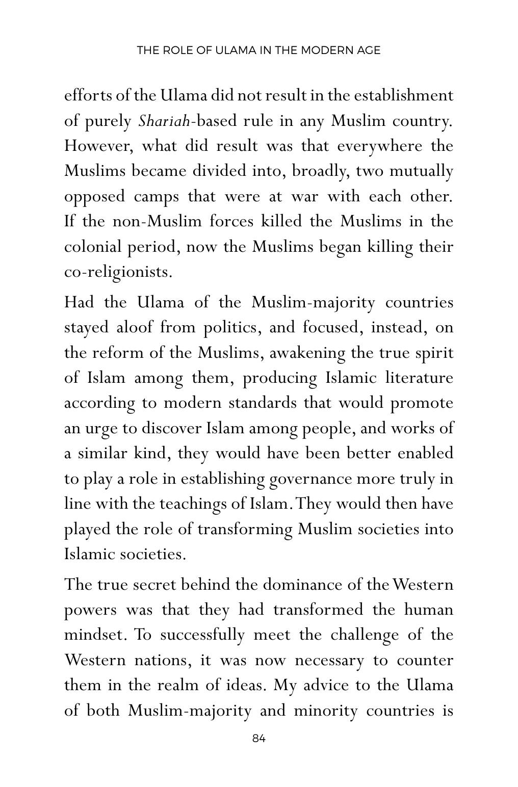 The printed page