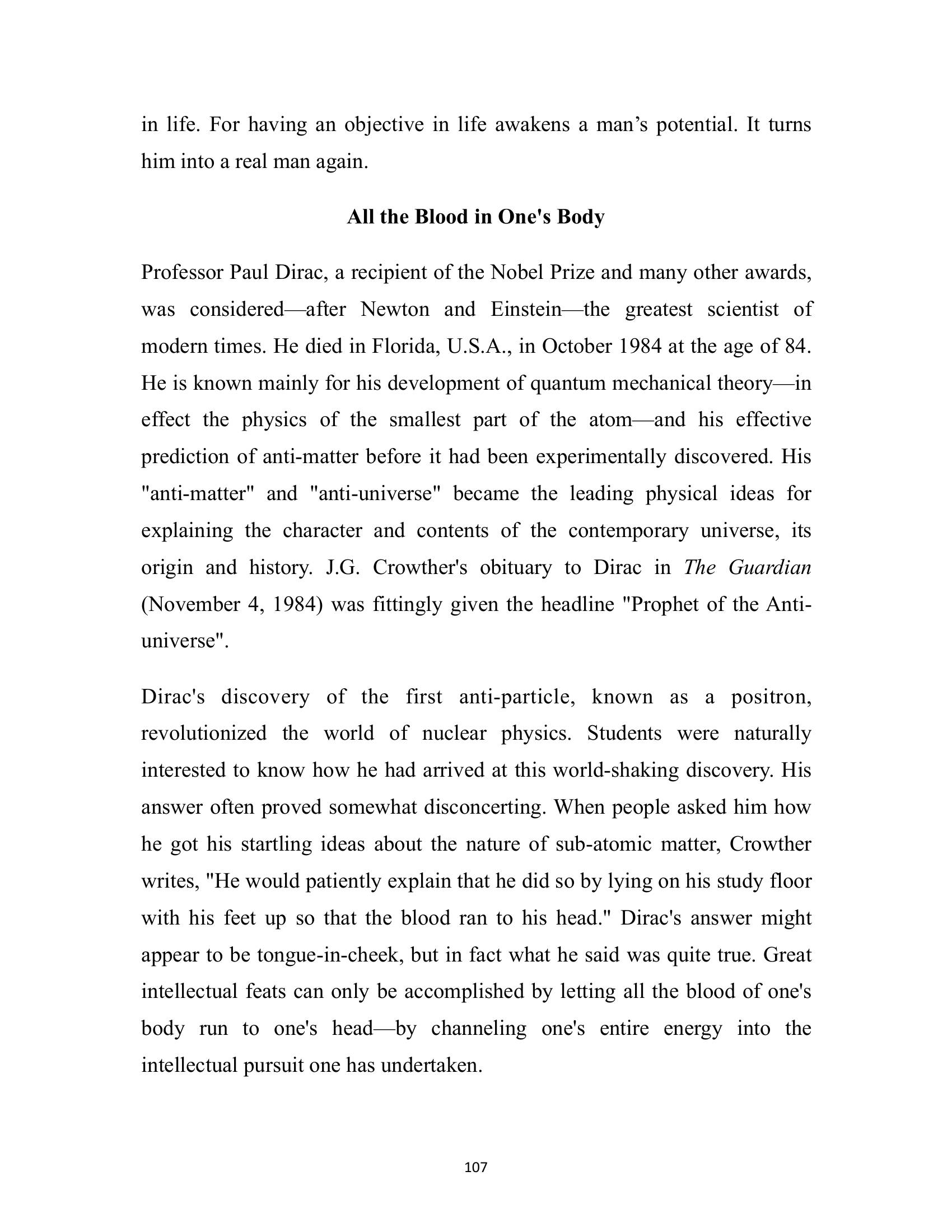 The printed page