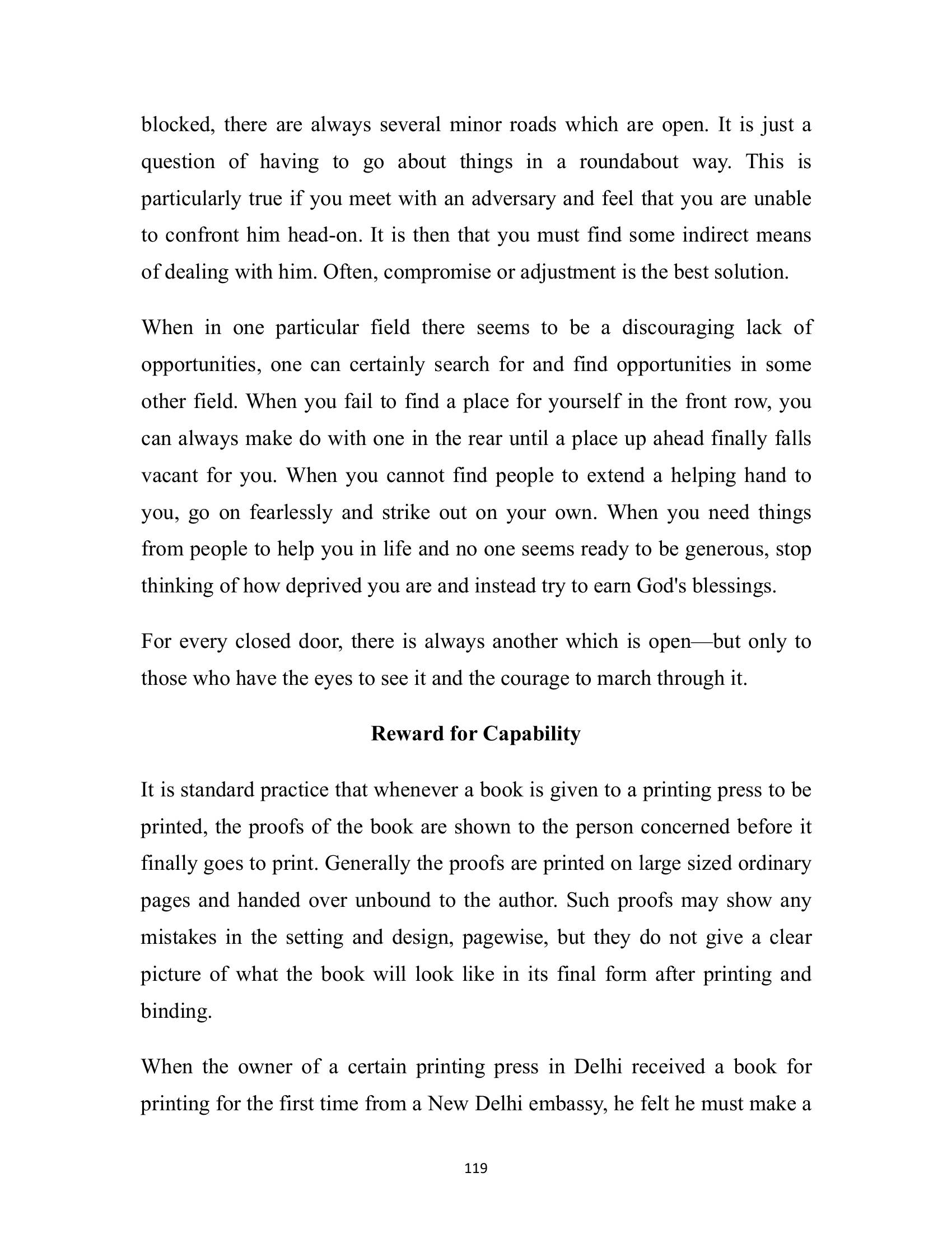 The printed page