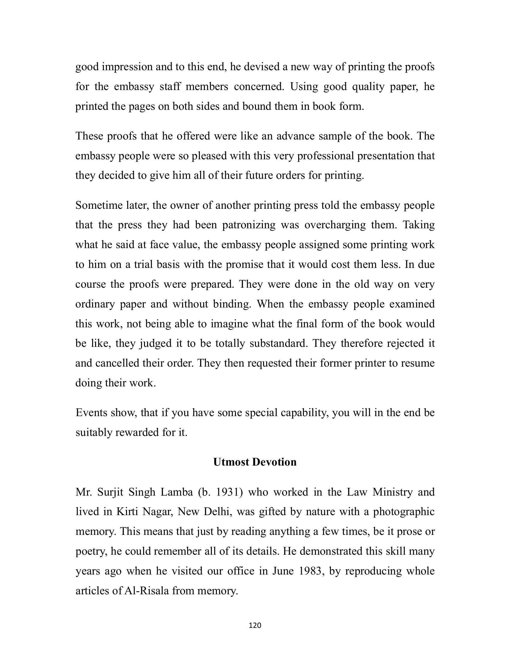 The printed page