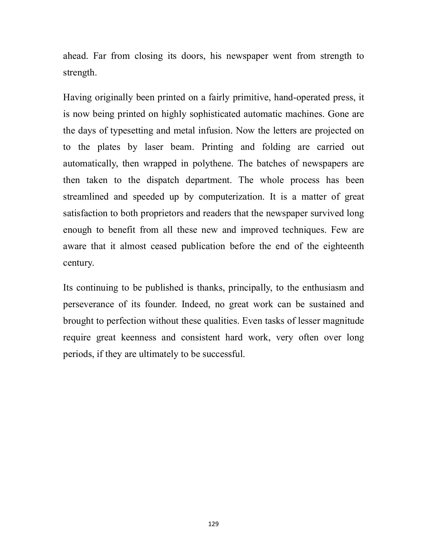 The printed page