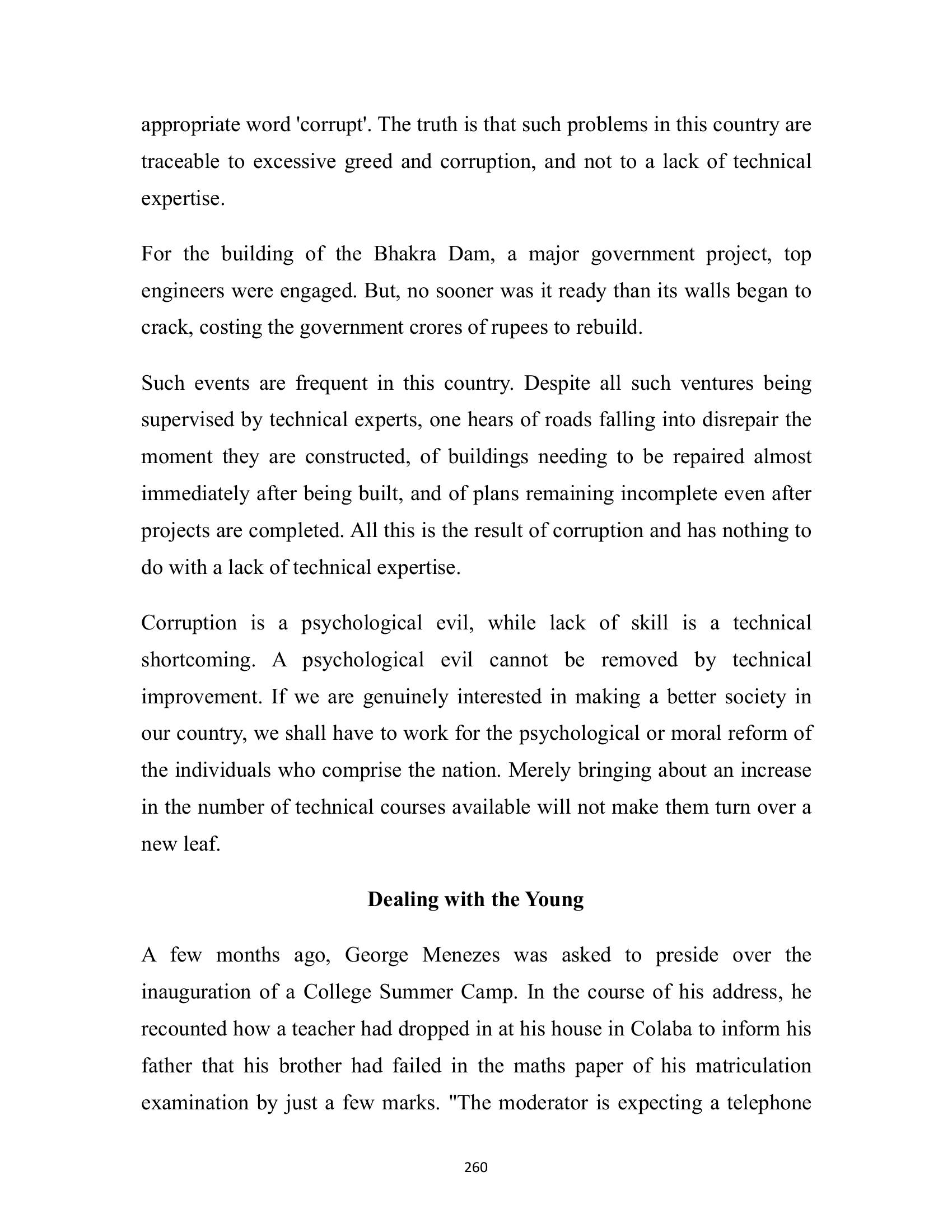The printed page