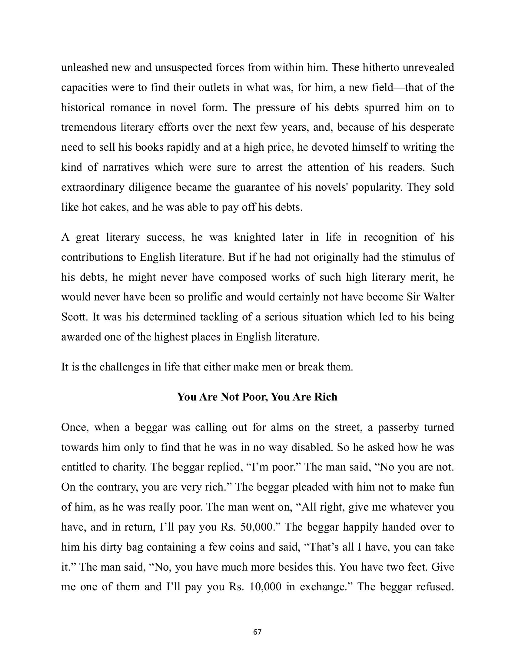 The printed page
