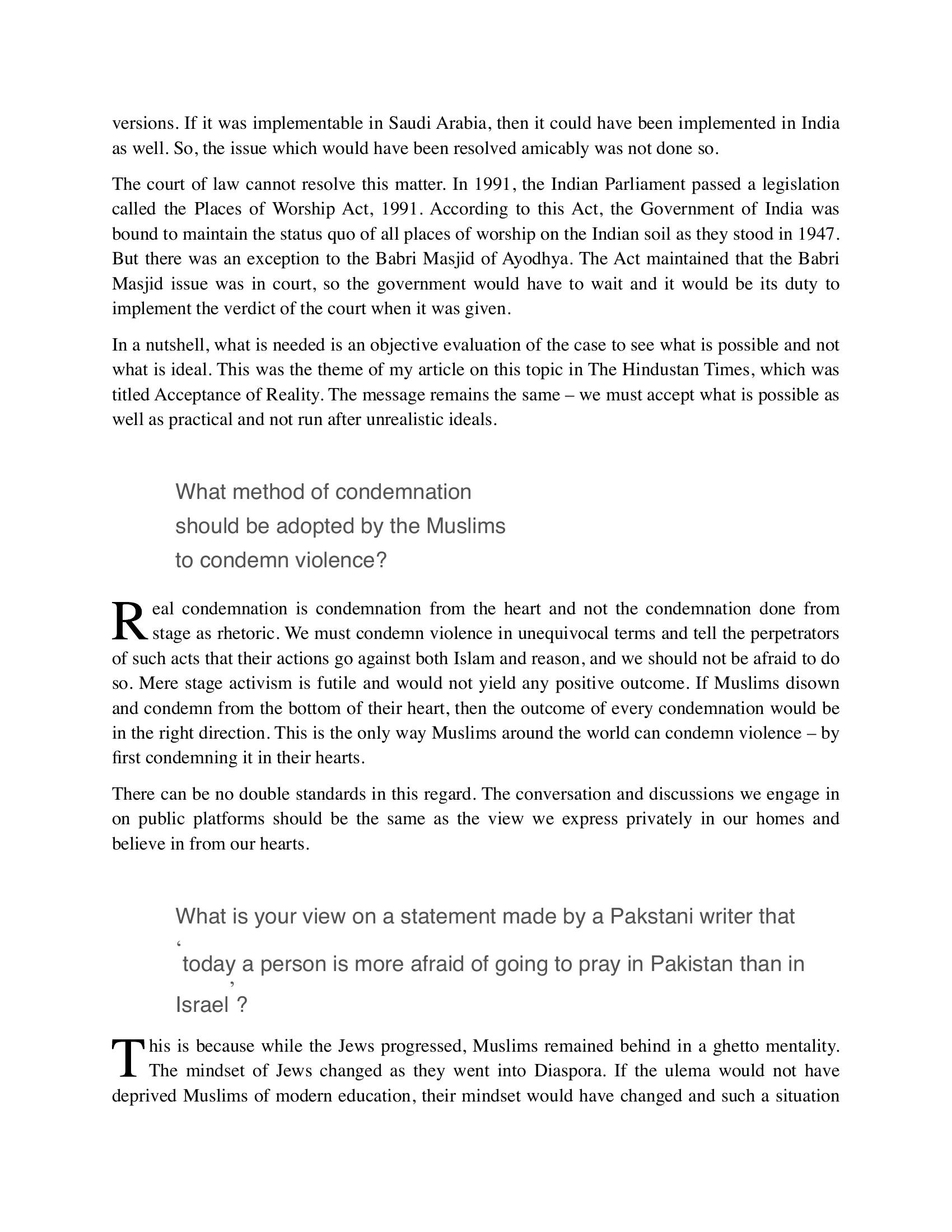 The printed page