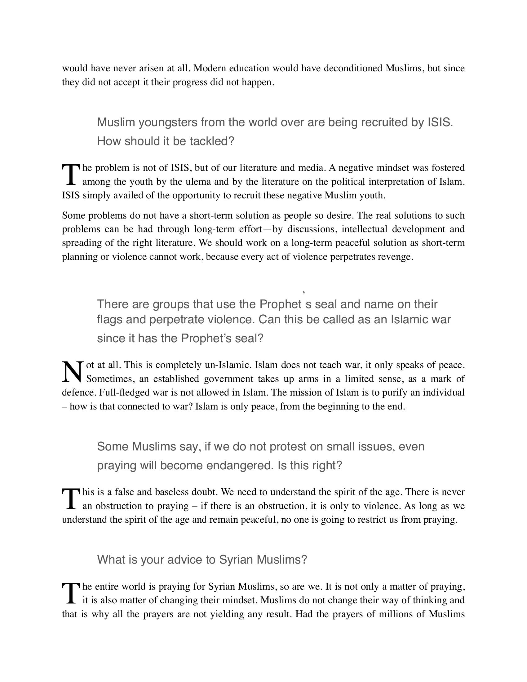 The printed page