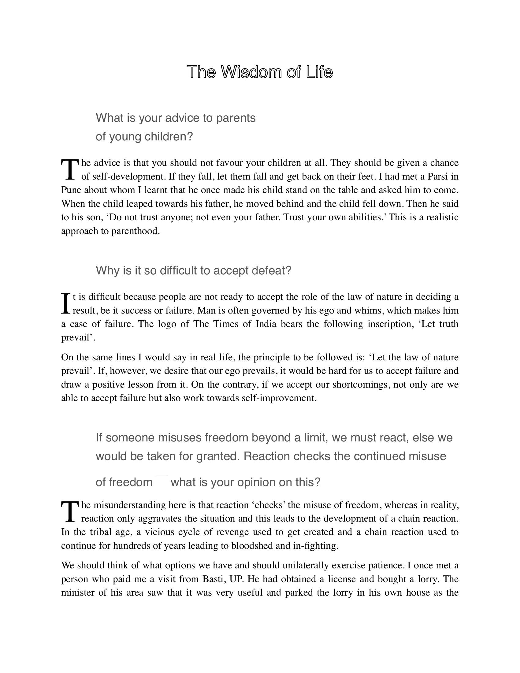 The printed page