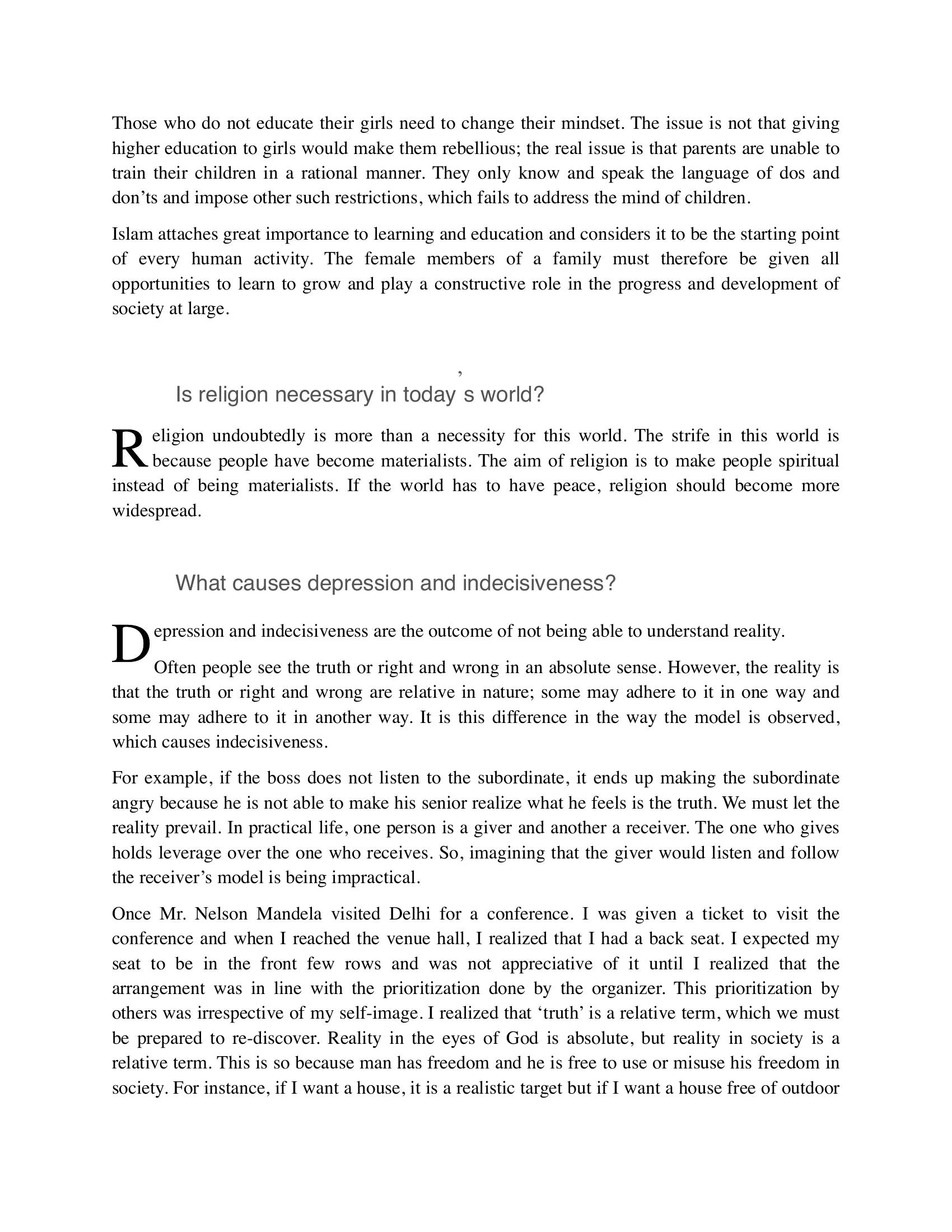 The printed page