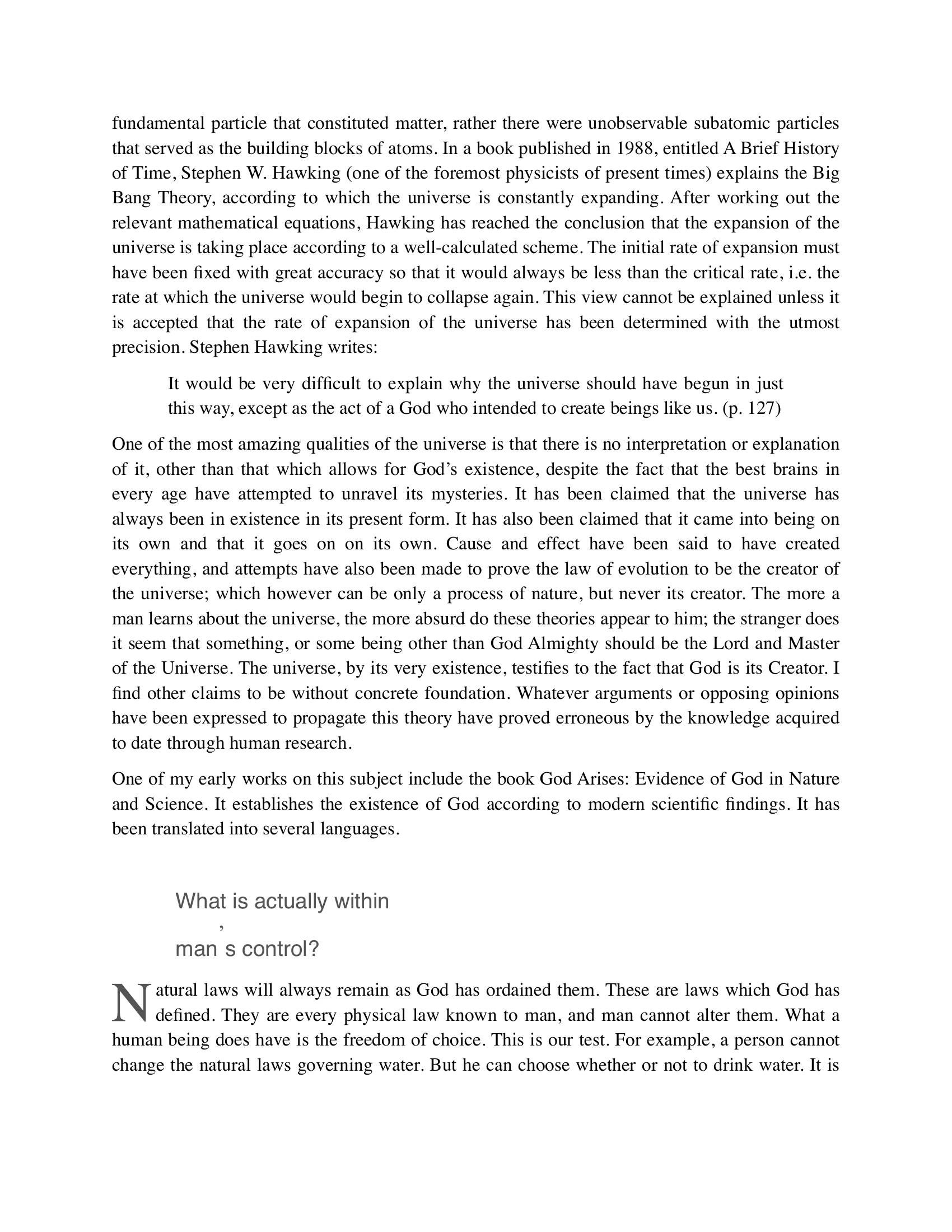 The printed page