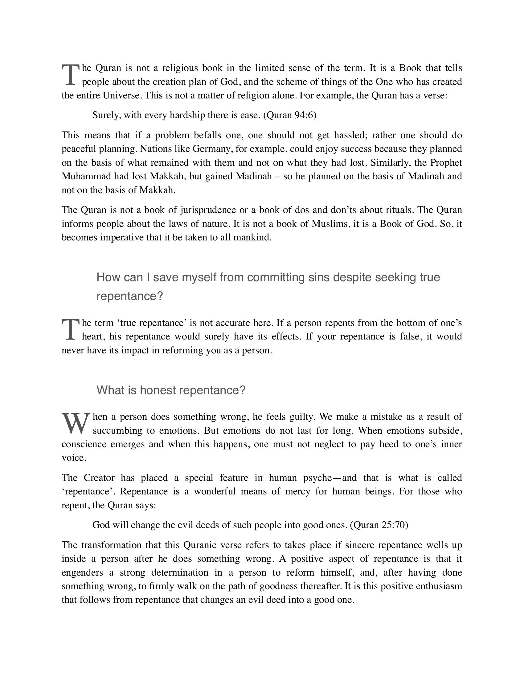 The printed page