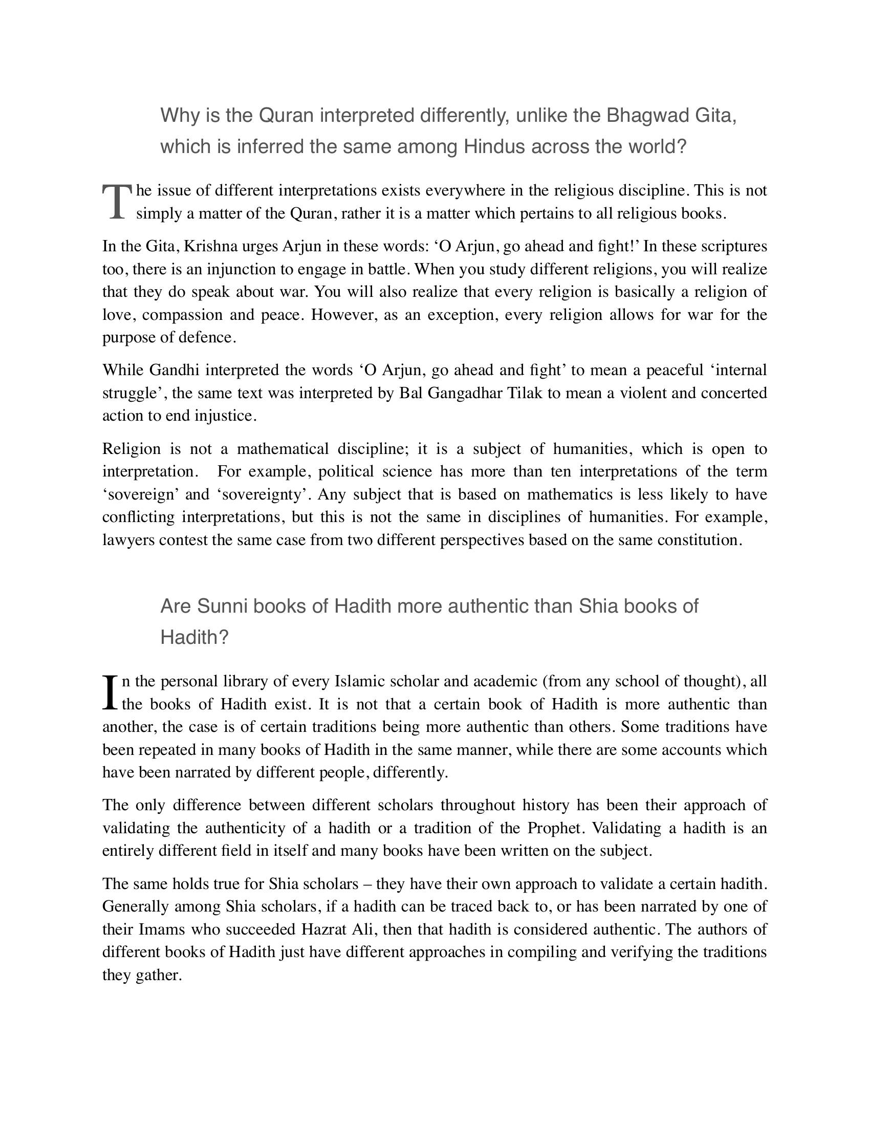 The printed page