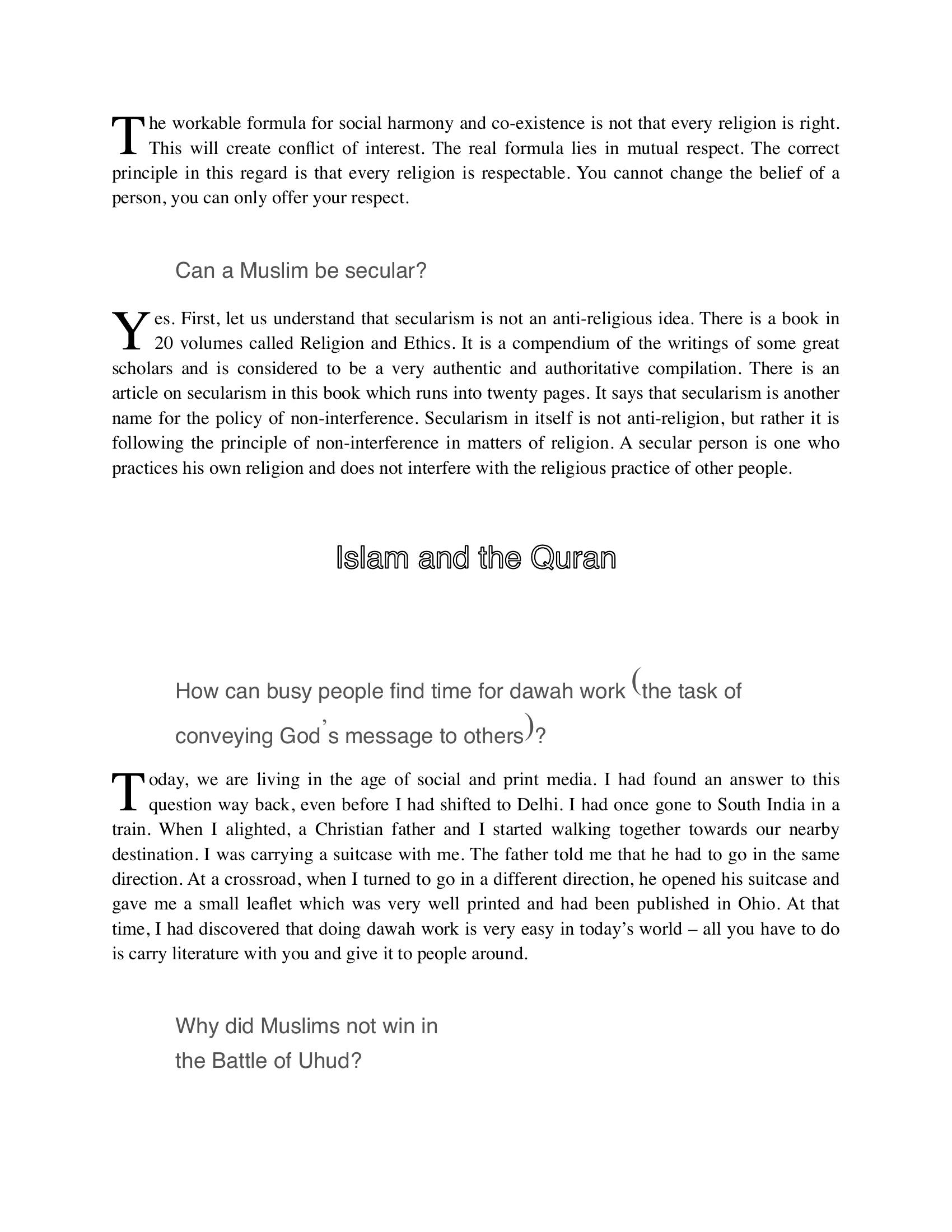 The printed page