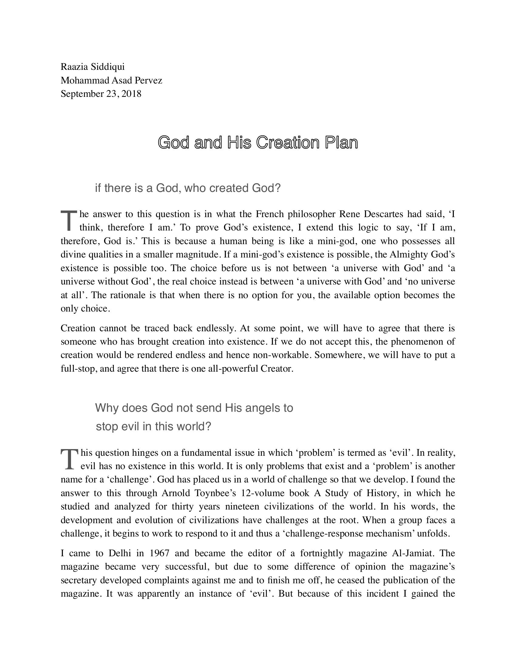 The printed page