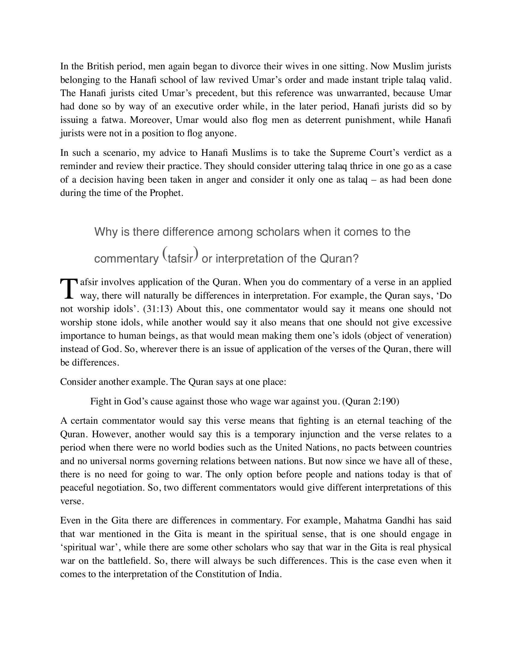 The printed page