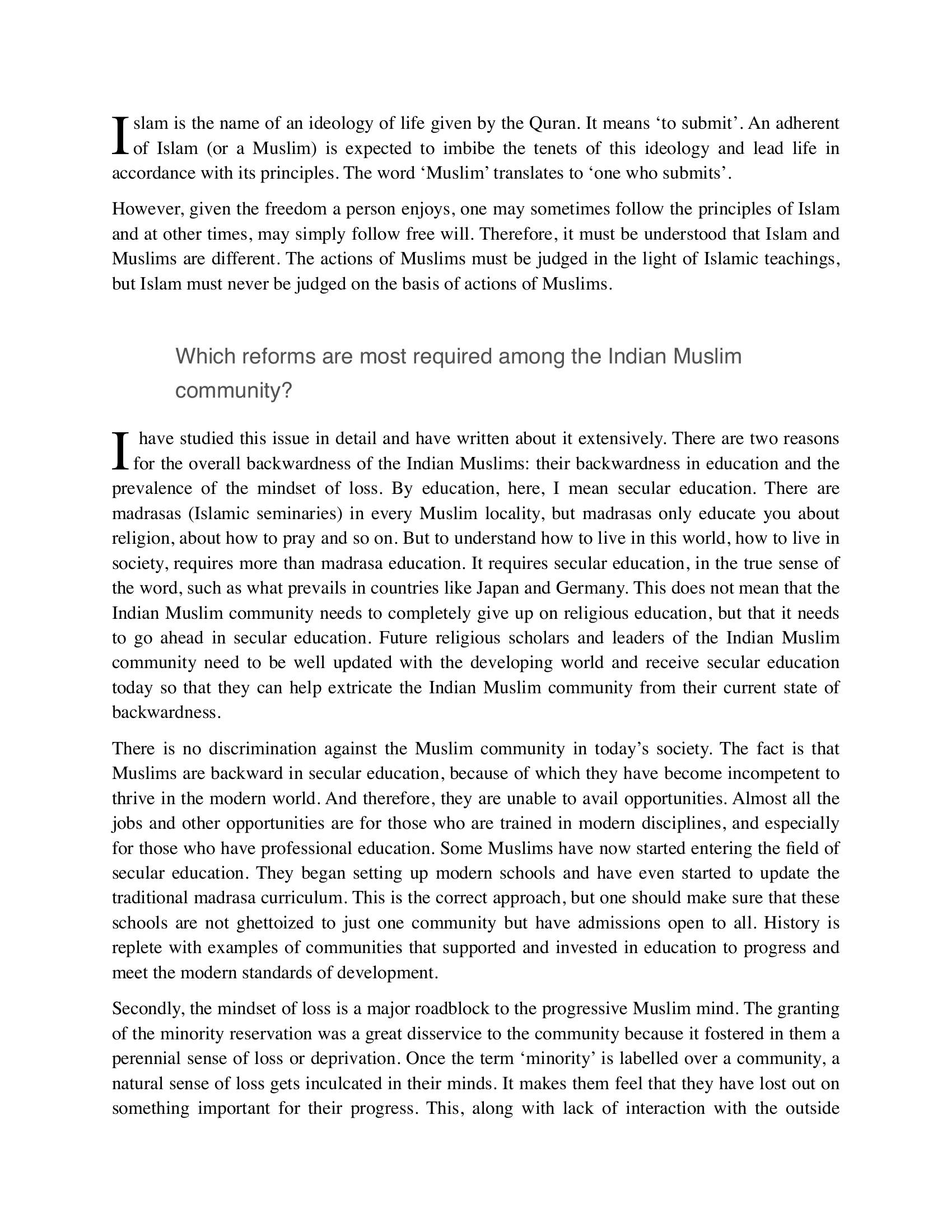The printed page
