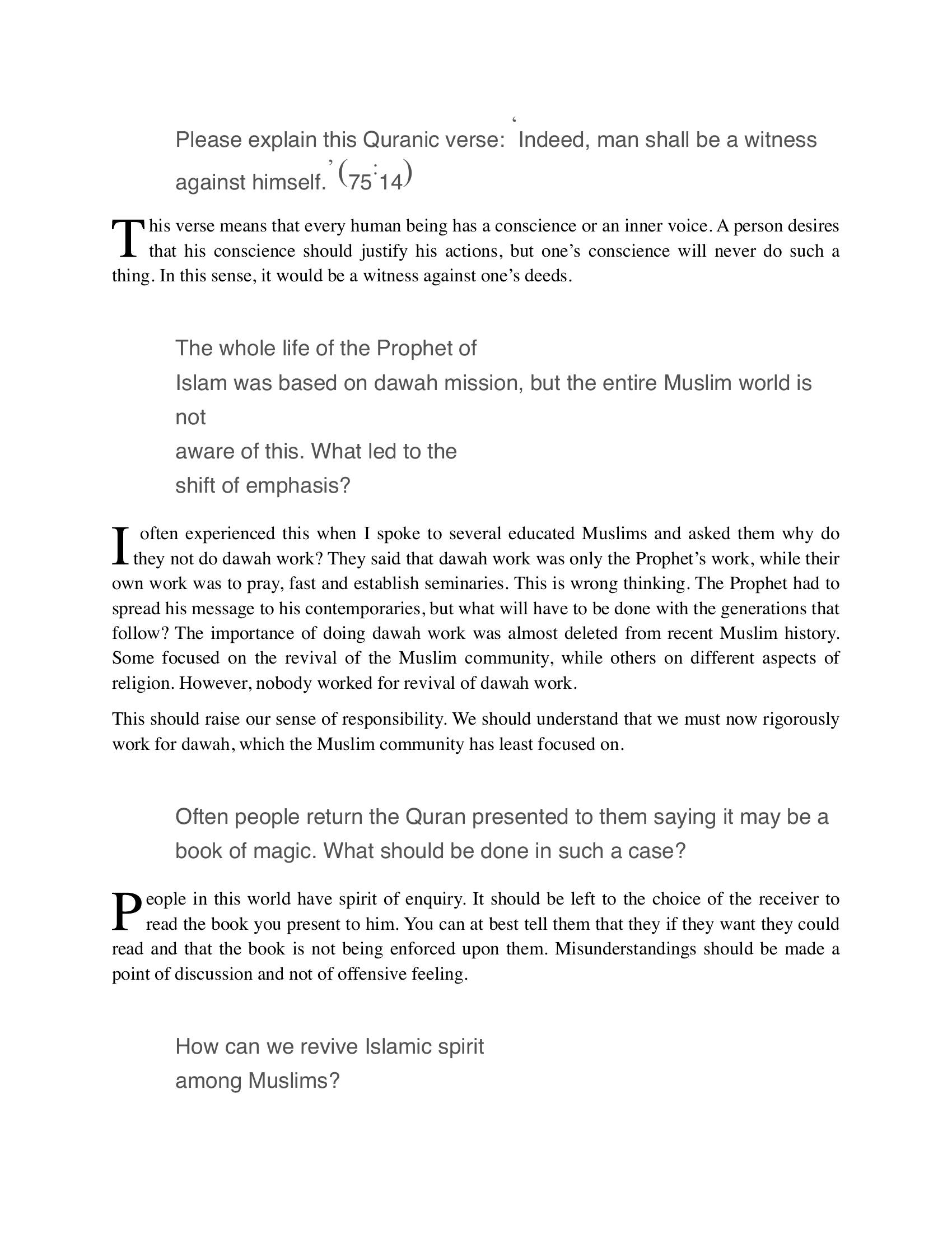 The printed page