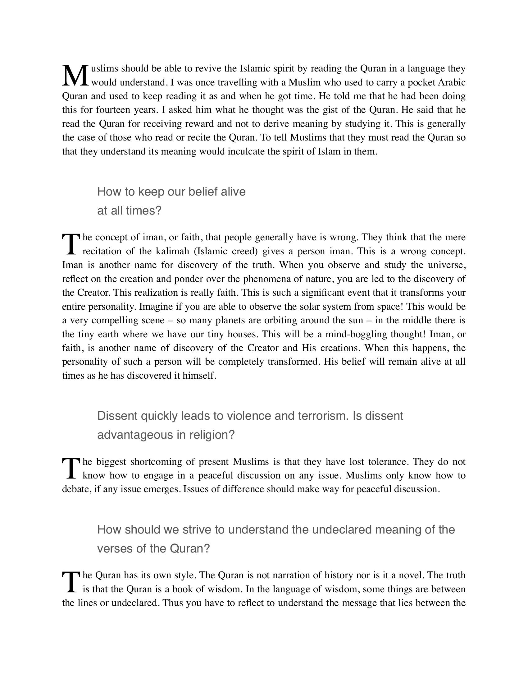 The printed page