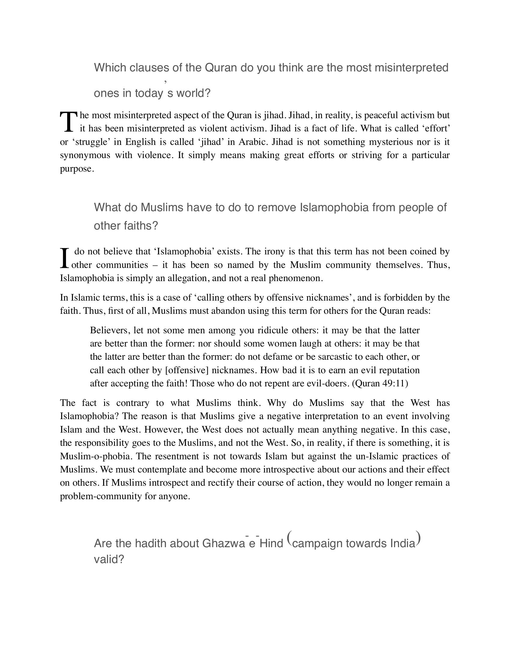 The printed page