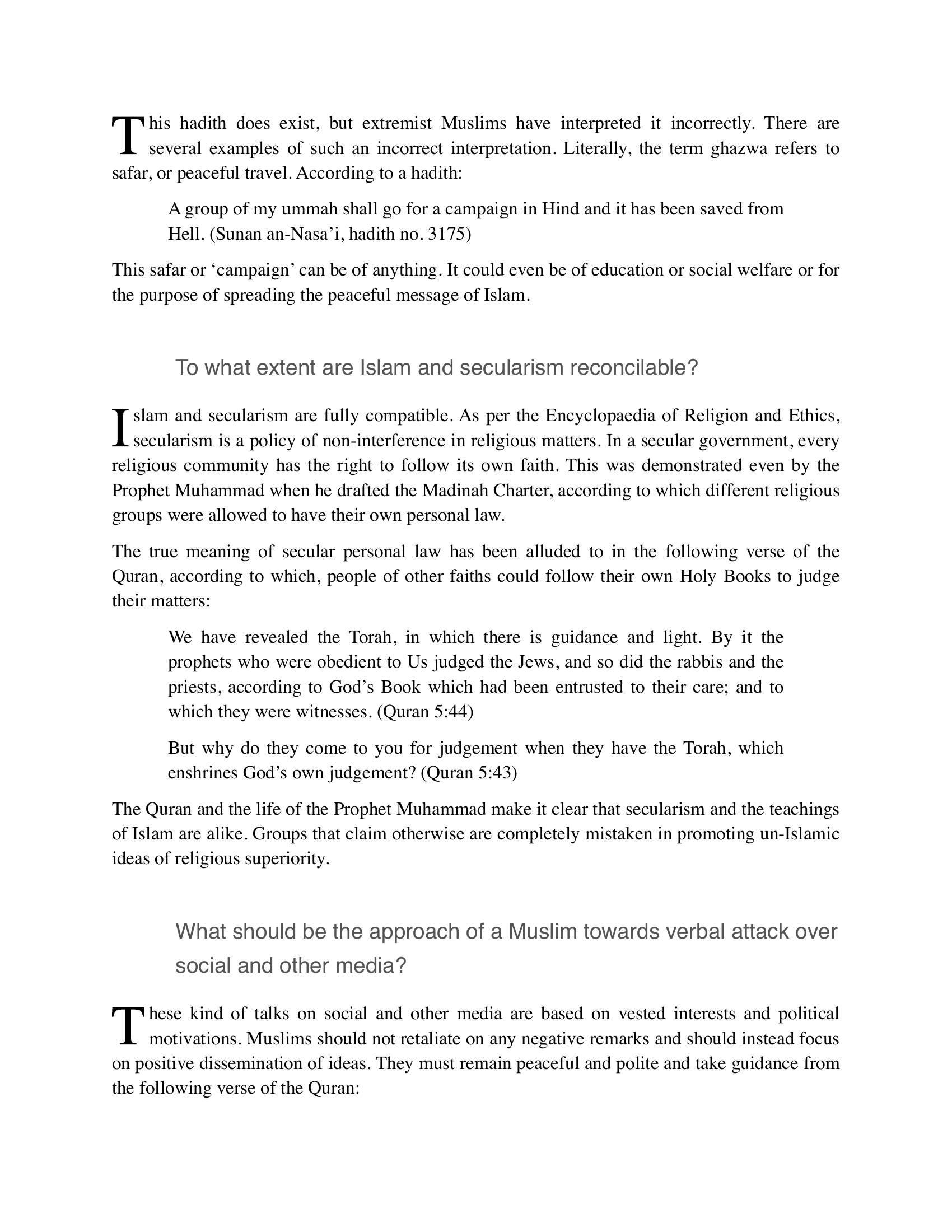 The printed page