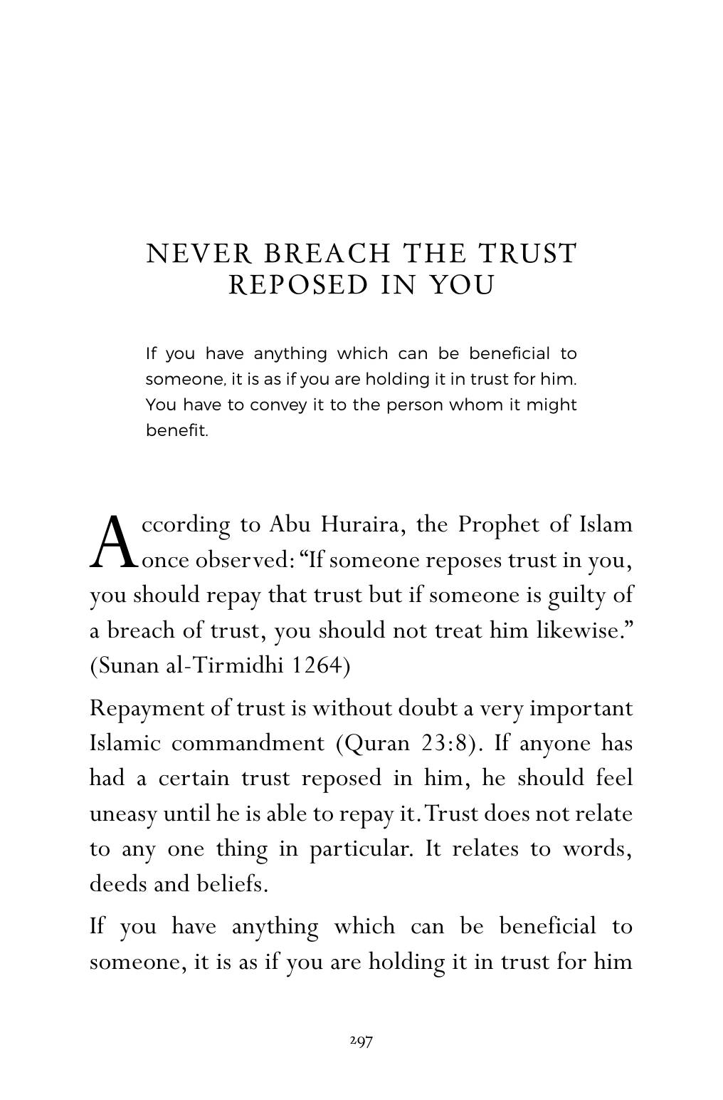 The printed page
