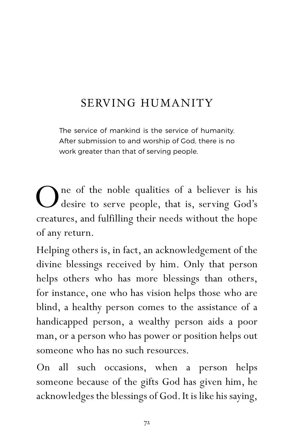The printed page