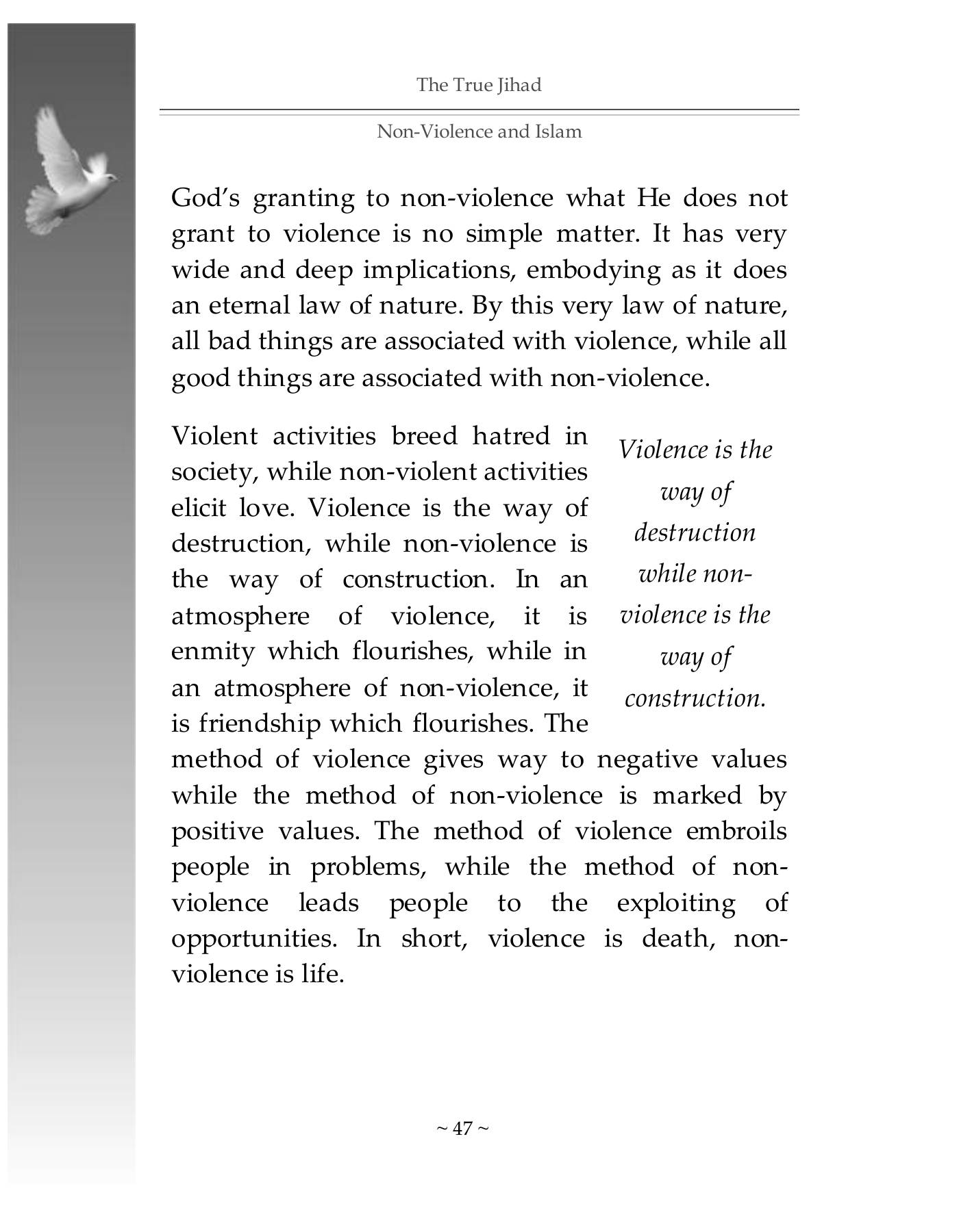 The printed page