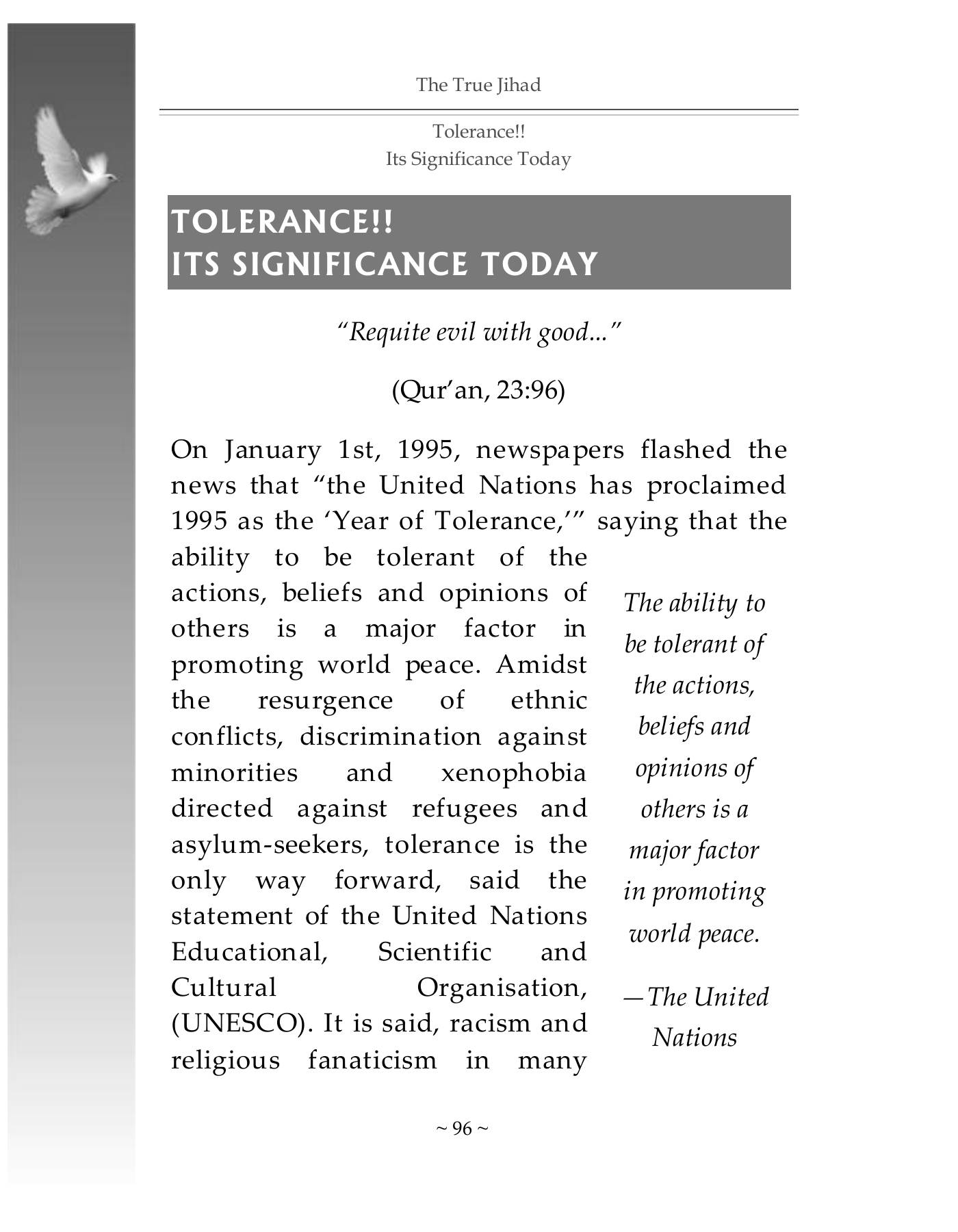 The printed page
