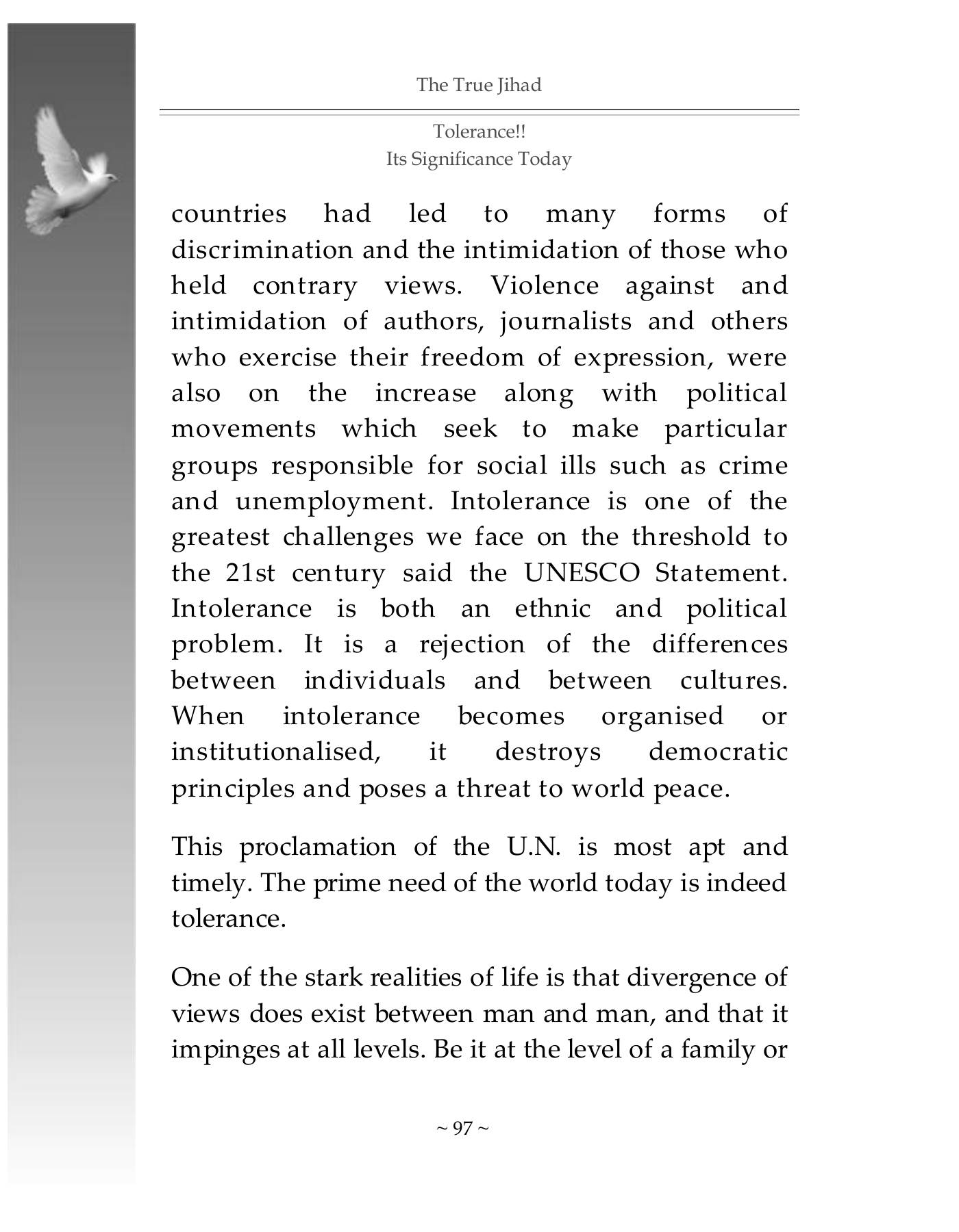 The printed page