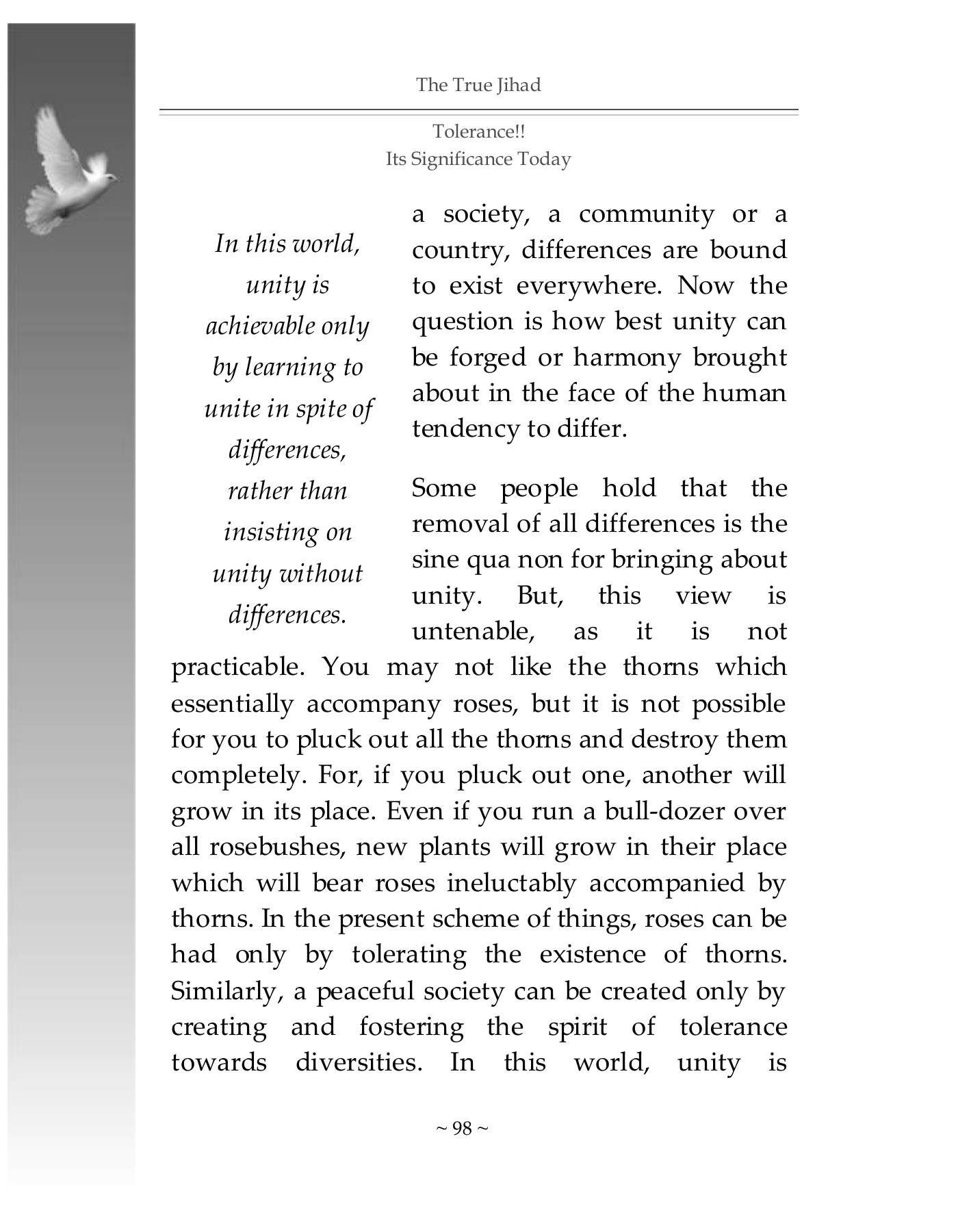 The printed page