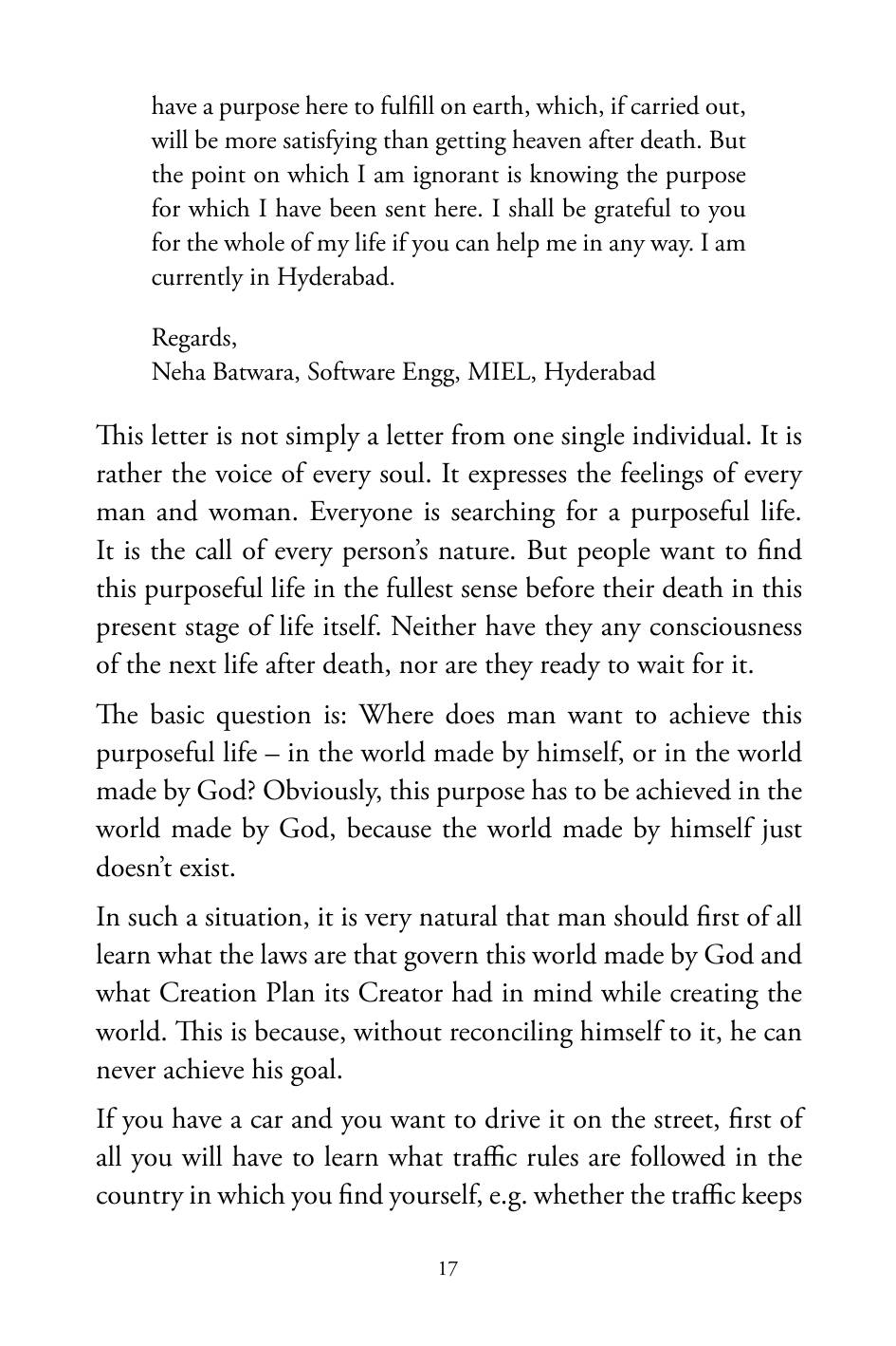 The printed page