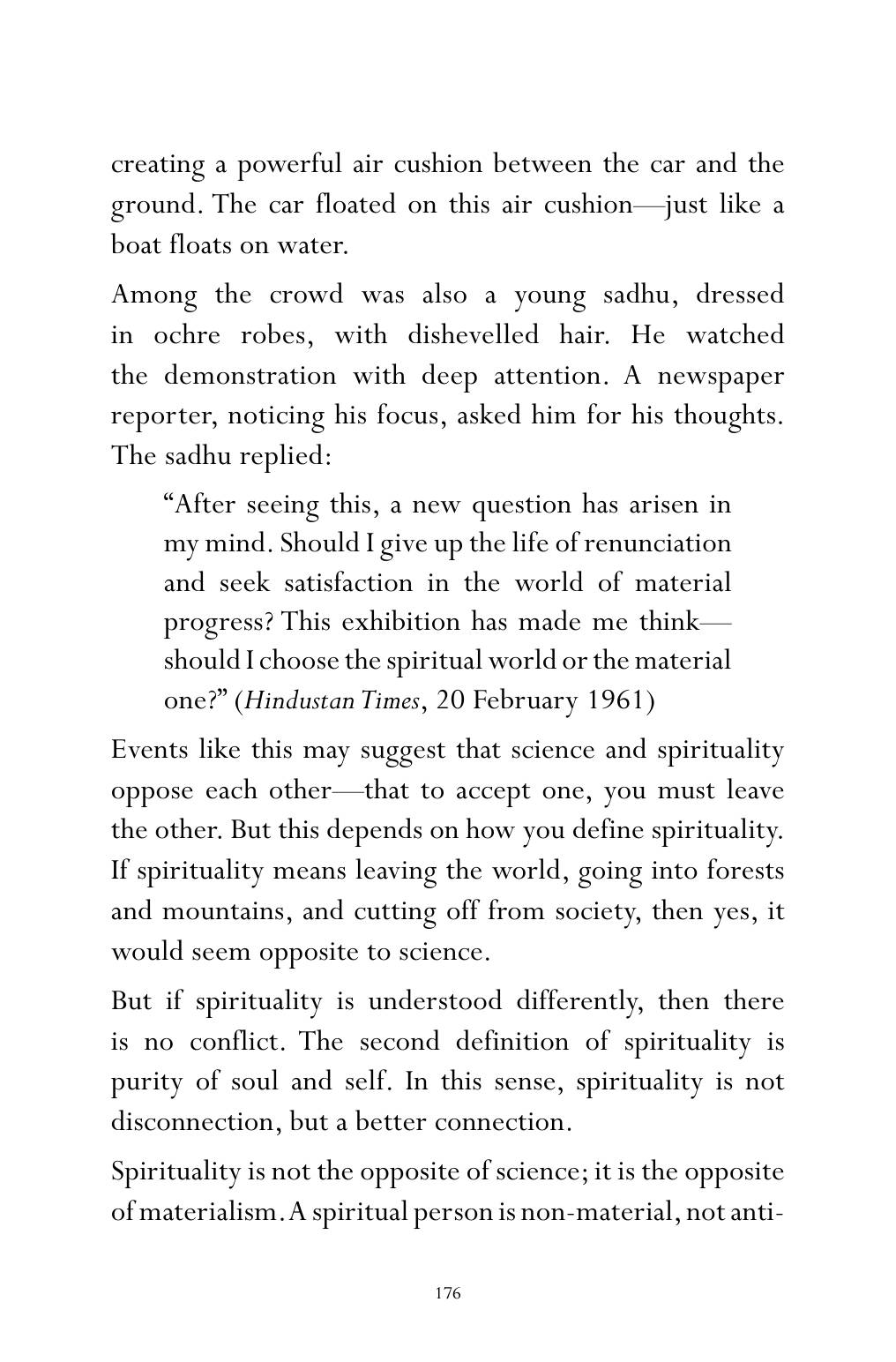 The printed page