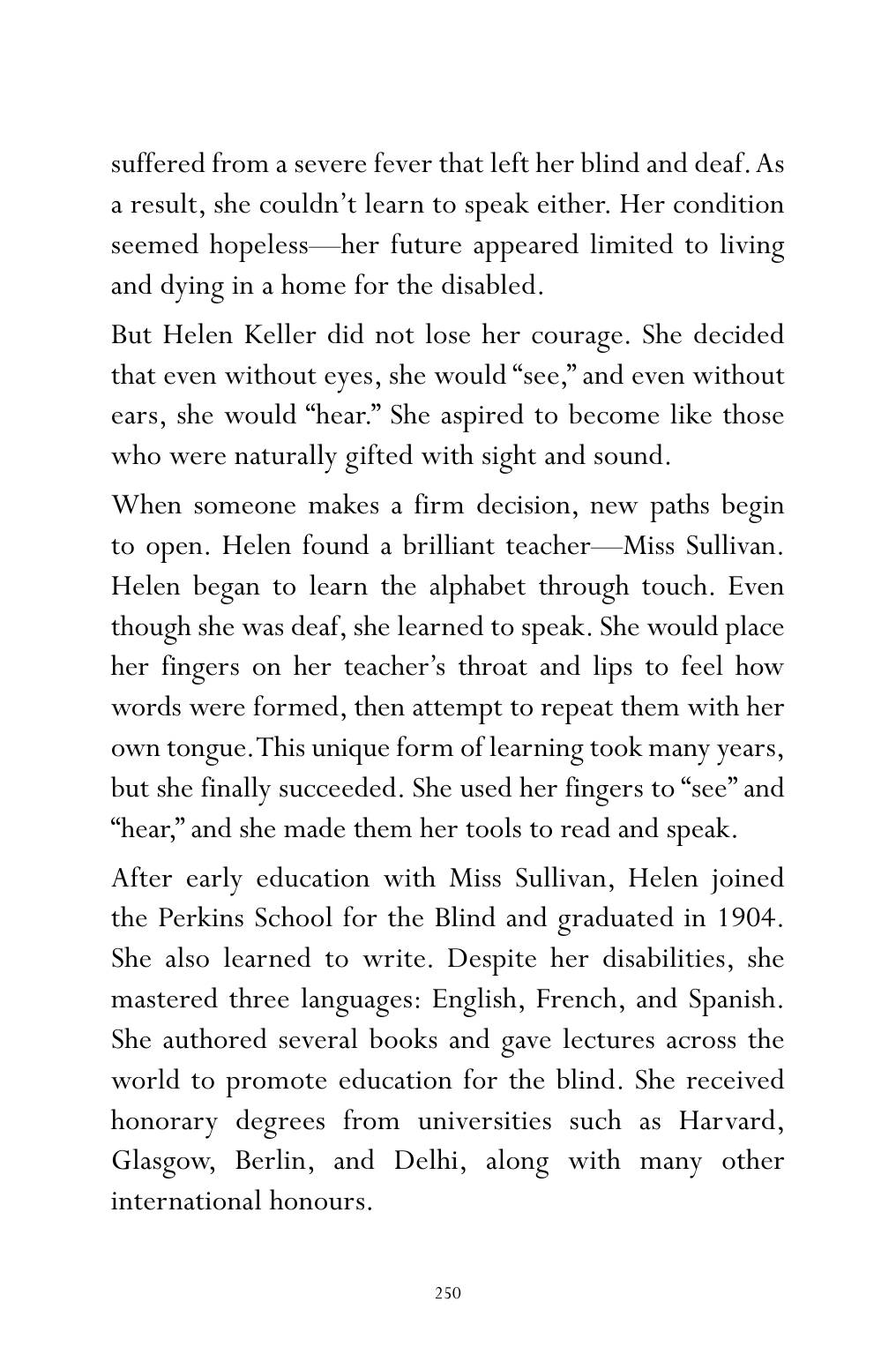 The printed page