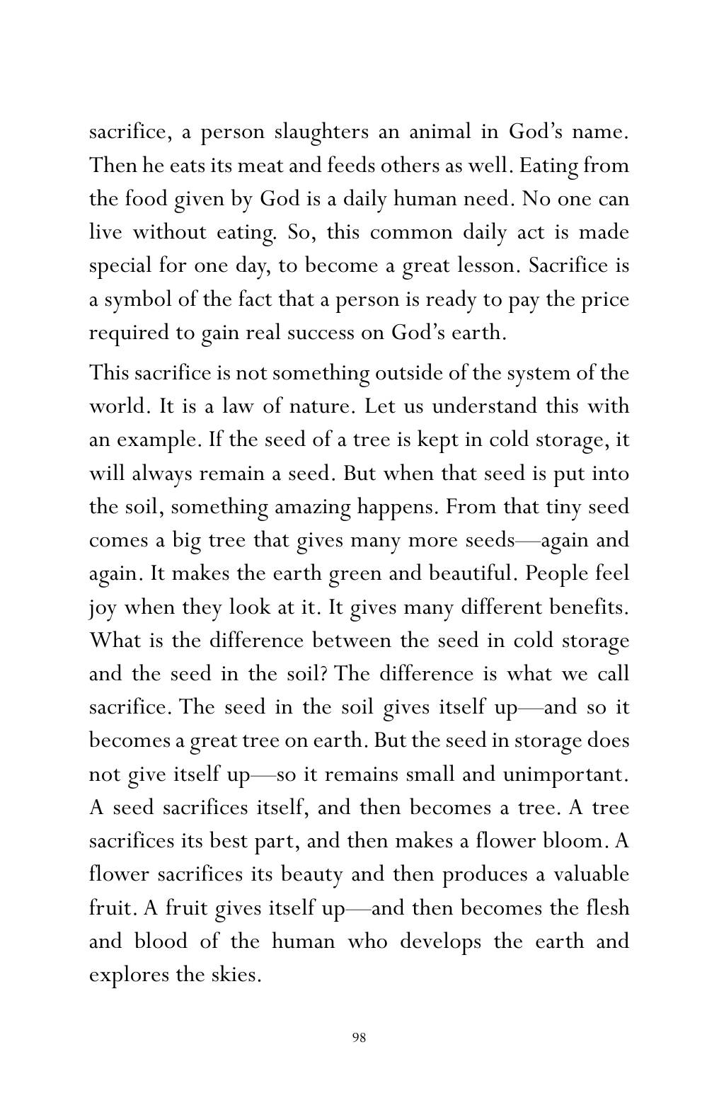The printed page
