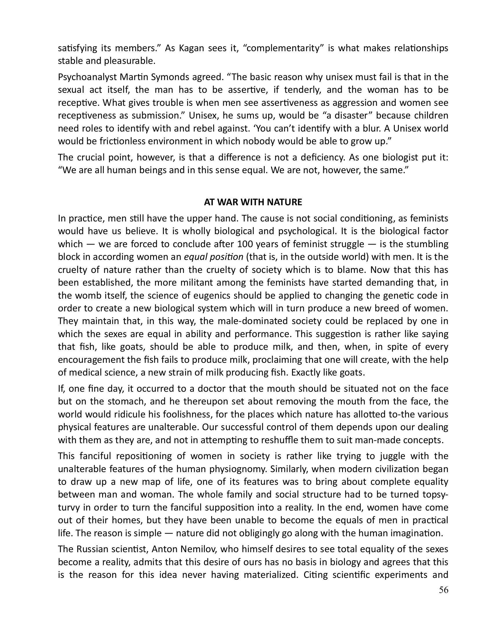 The printed page