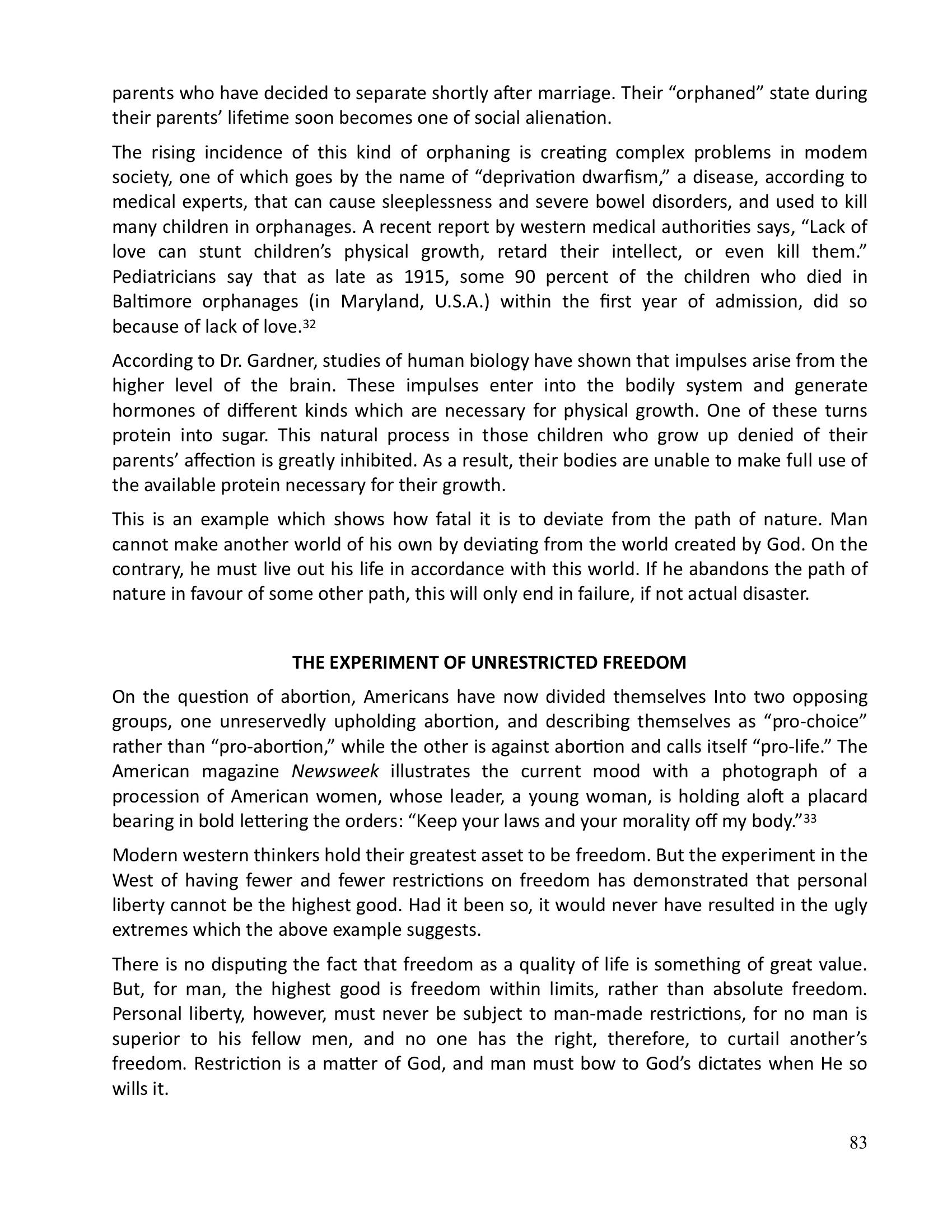 The printed page