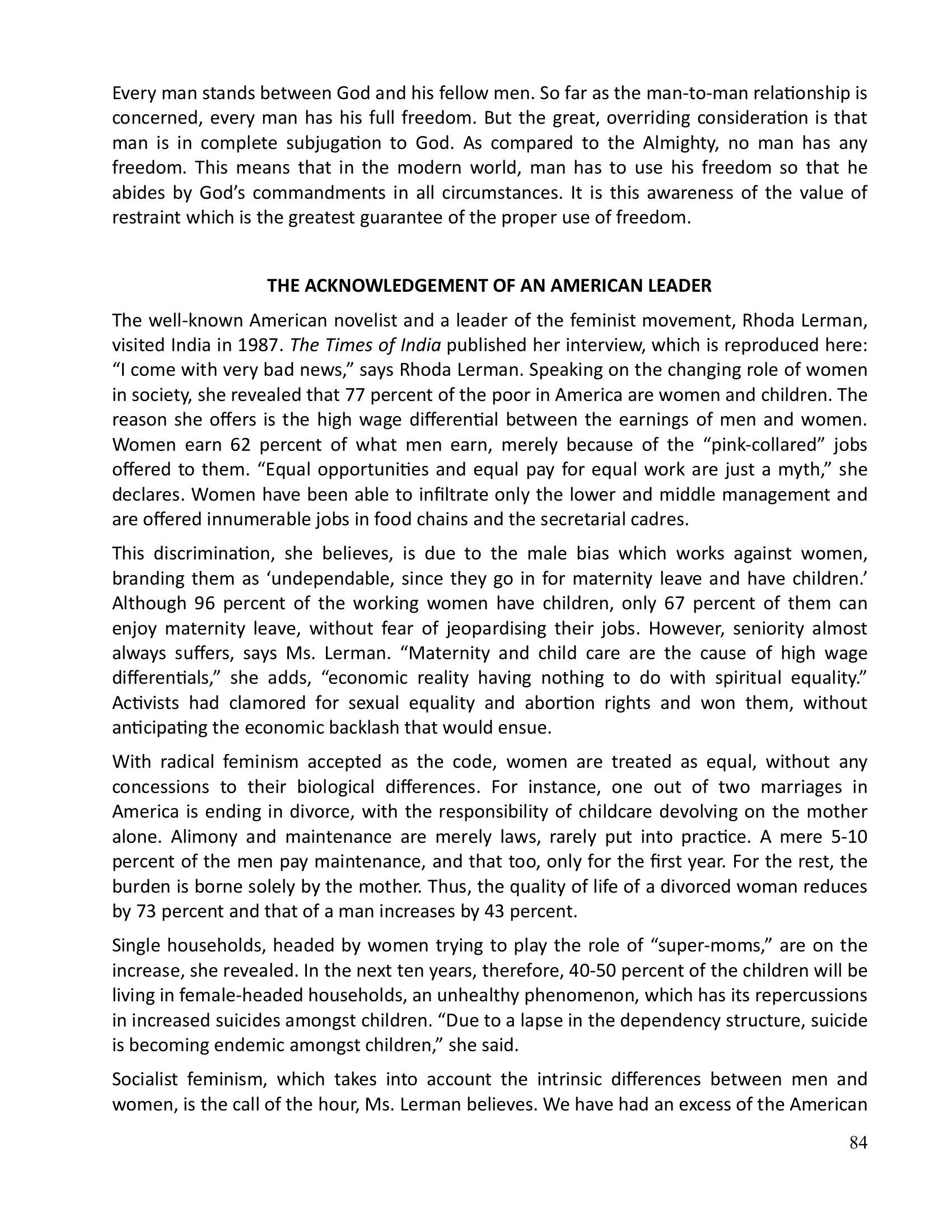The printed page