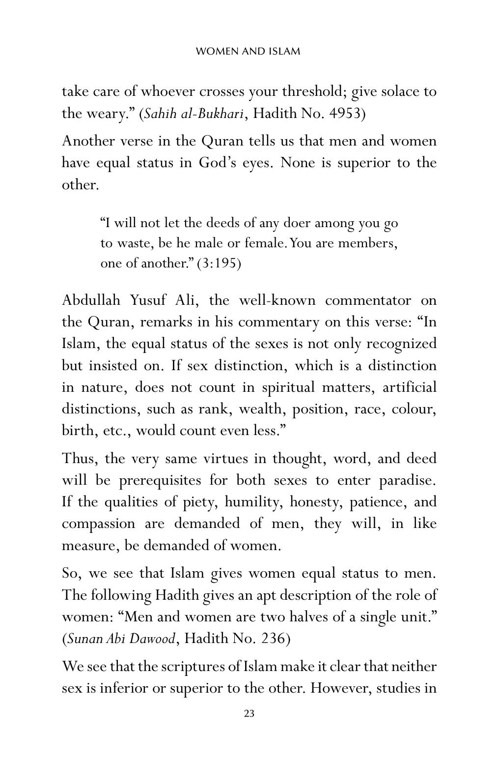 The printed page