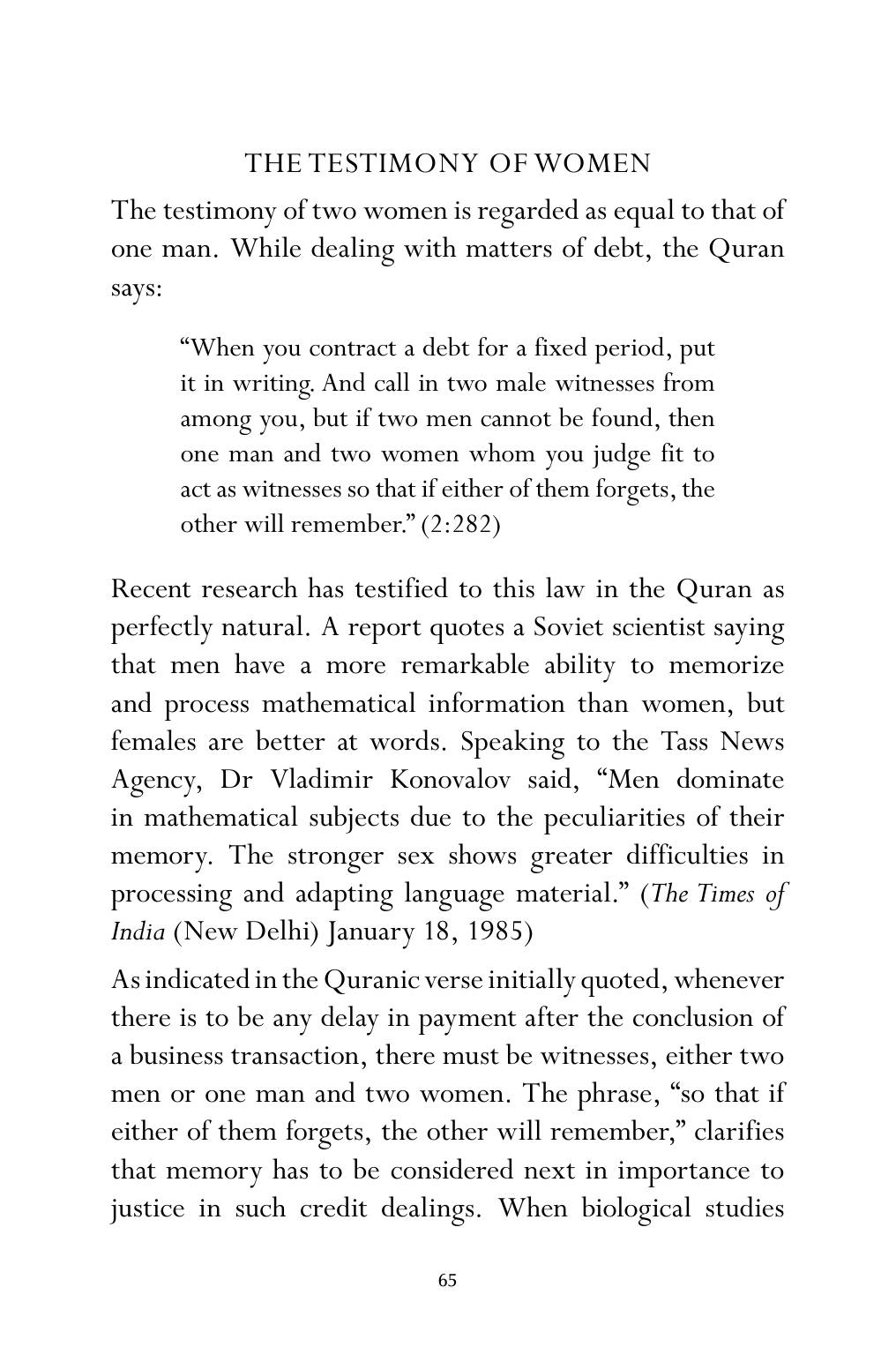 The printed page
