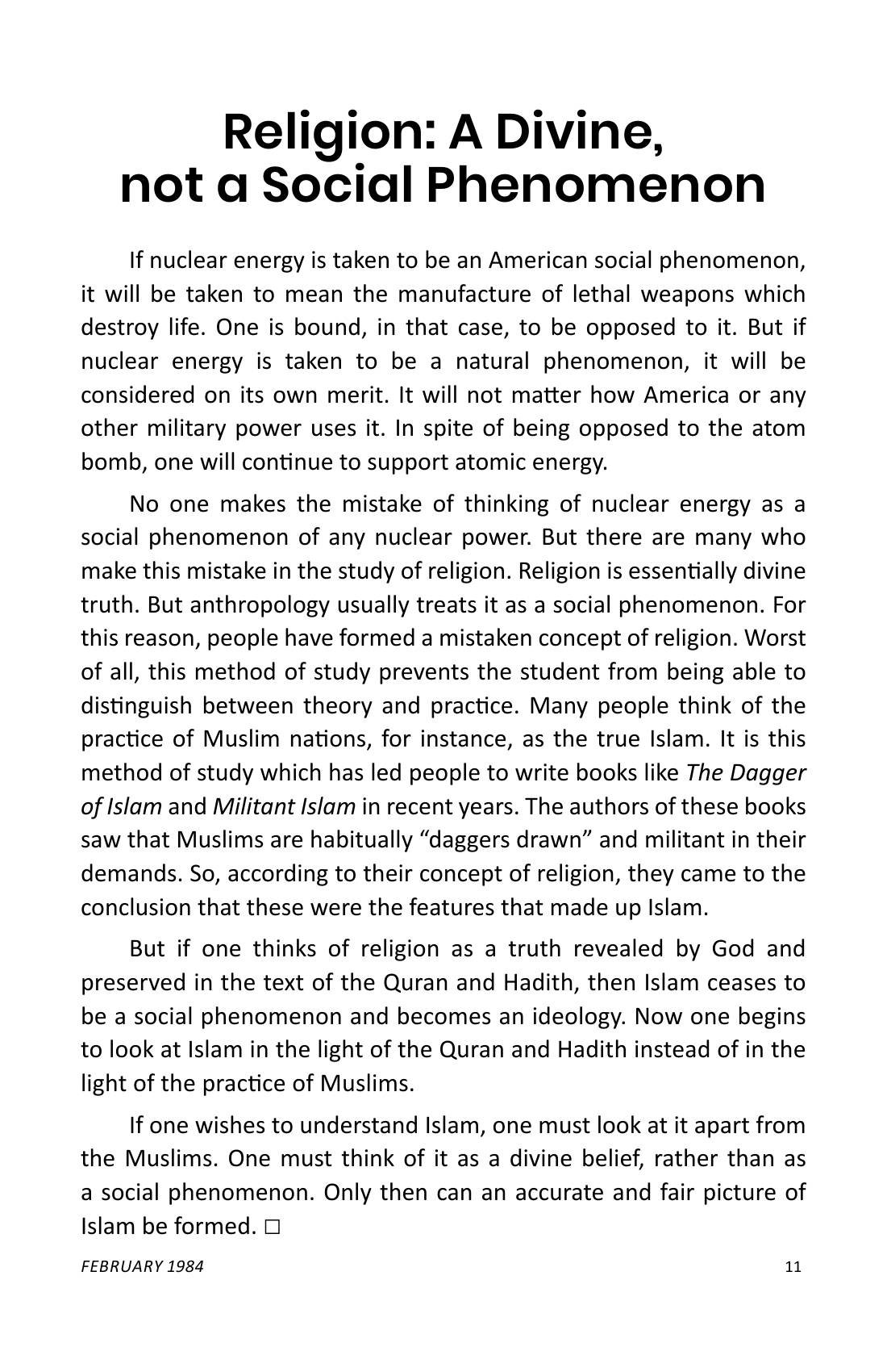The printed page