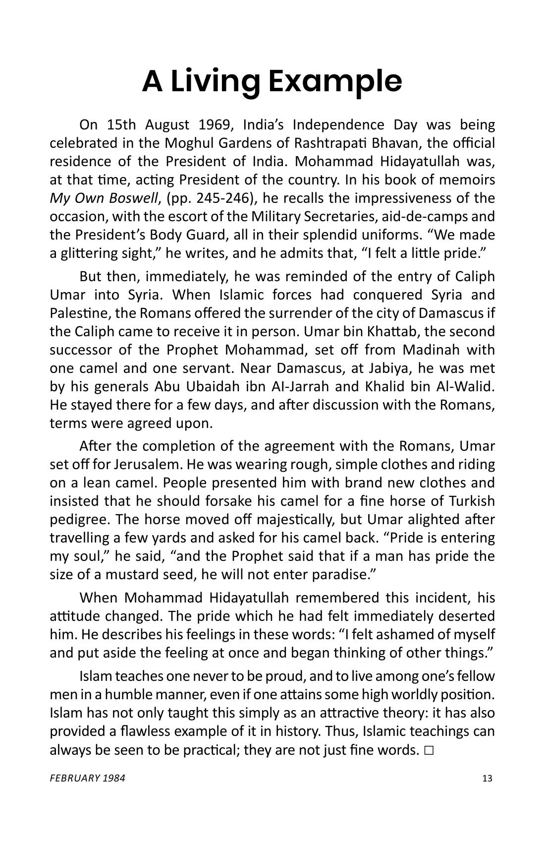 The printed page