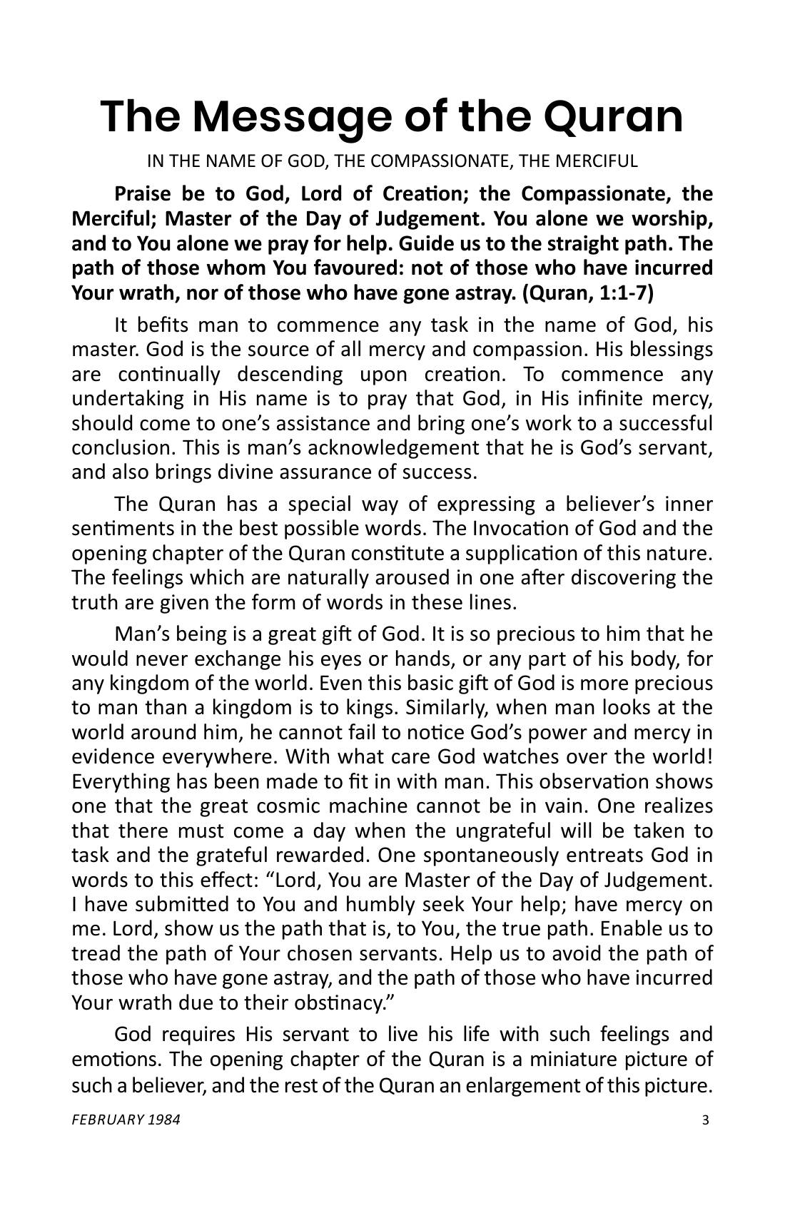 The printed page