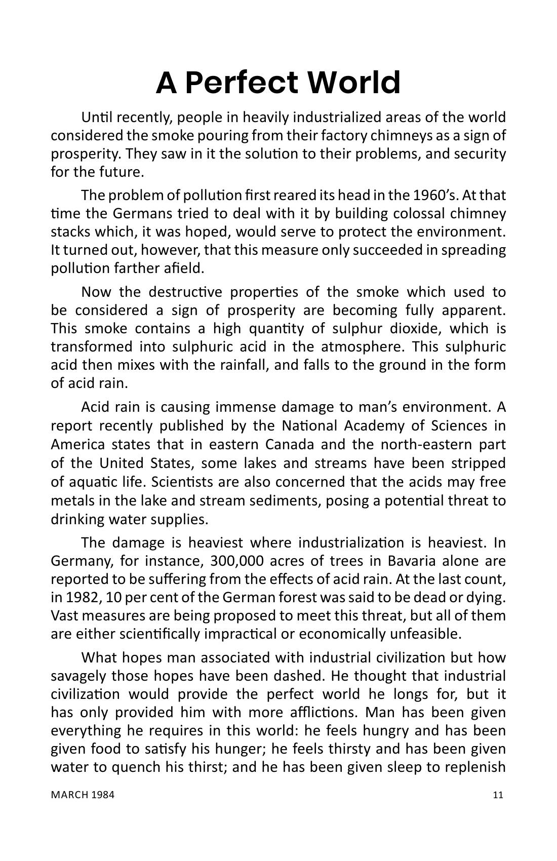 The printed page