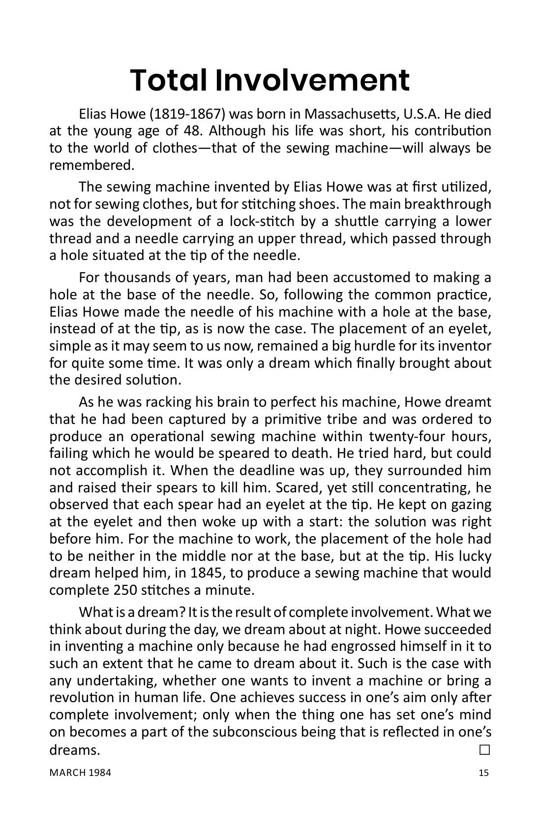 The printed page