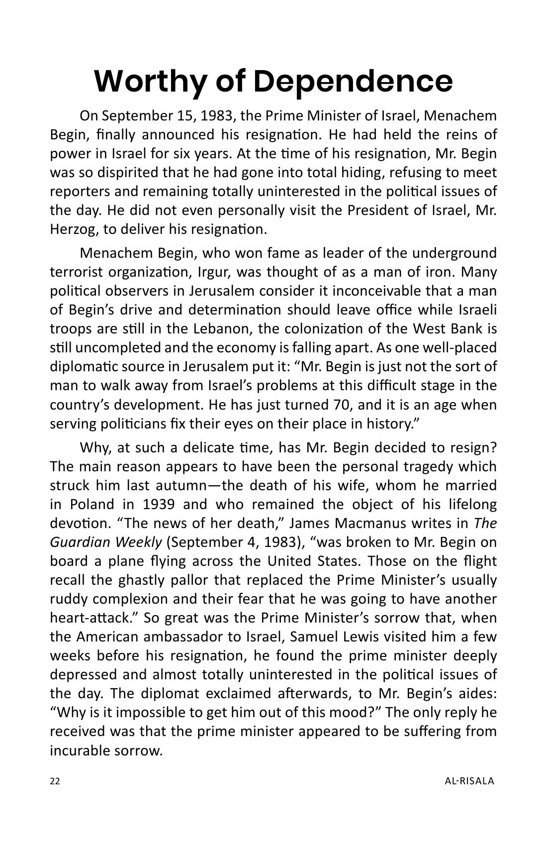 The printed page
