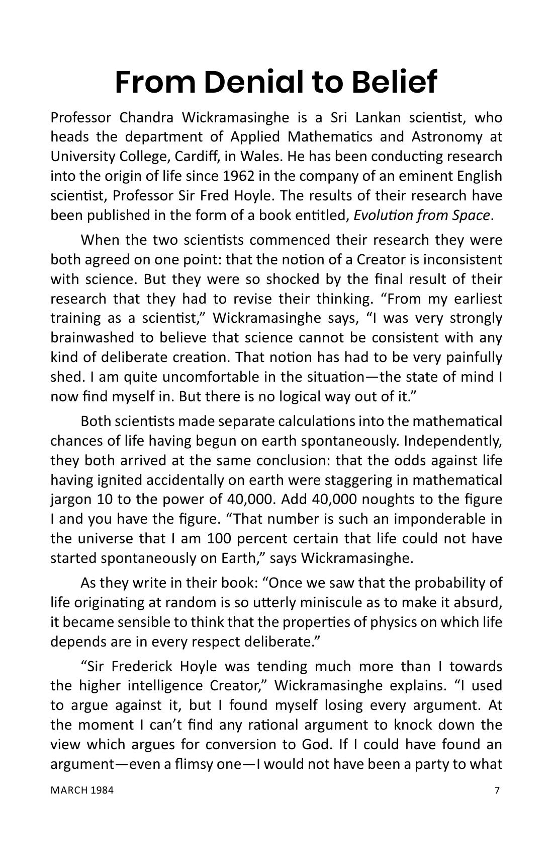 The printed page
