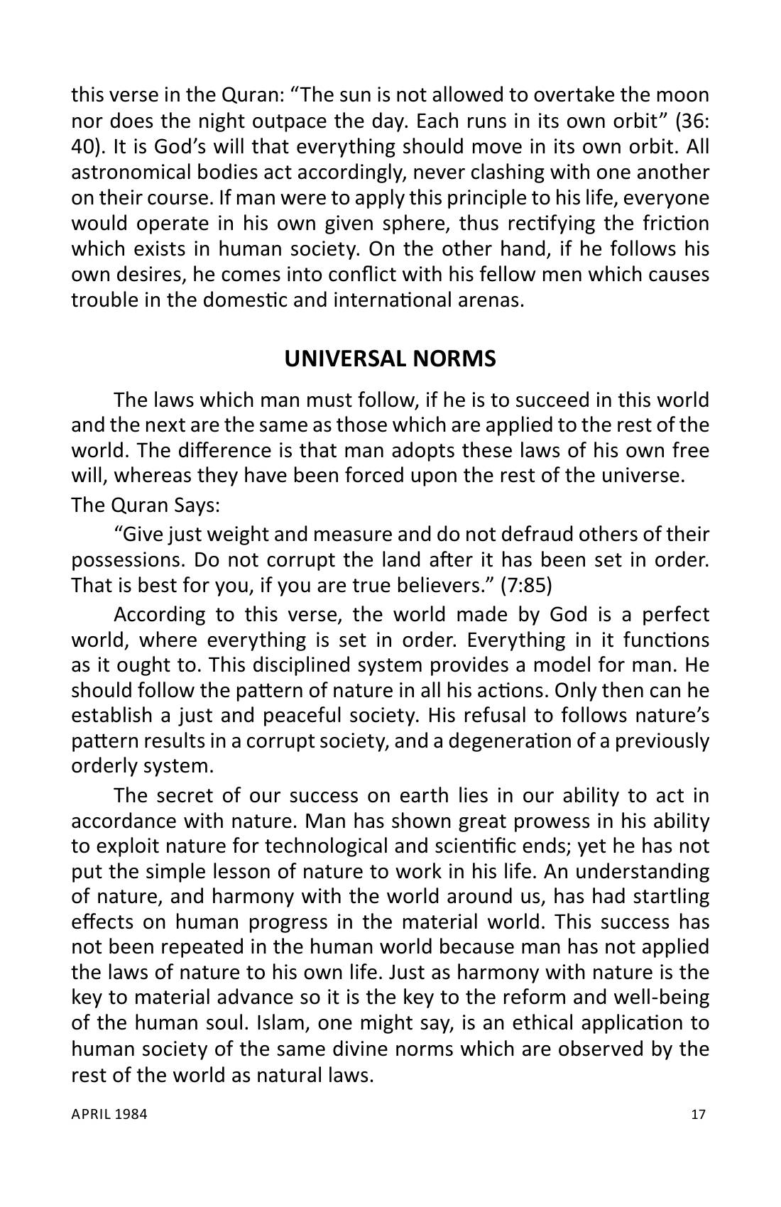 The printed page