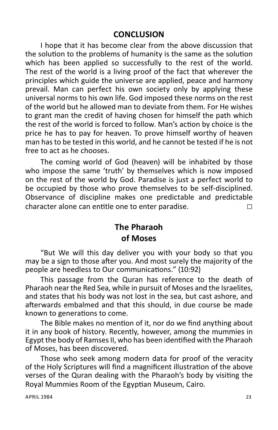 The printed page