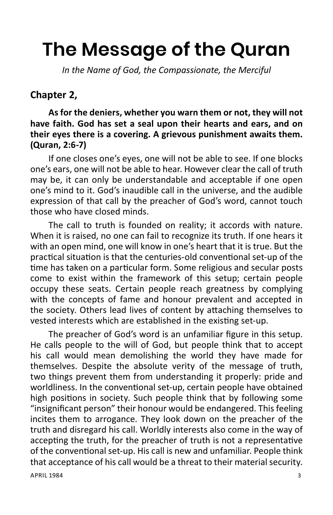 The printed page
