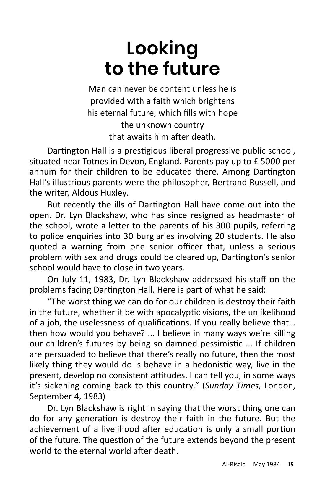 The printed page