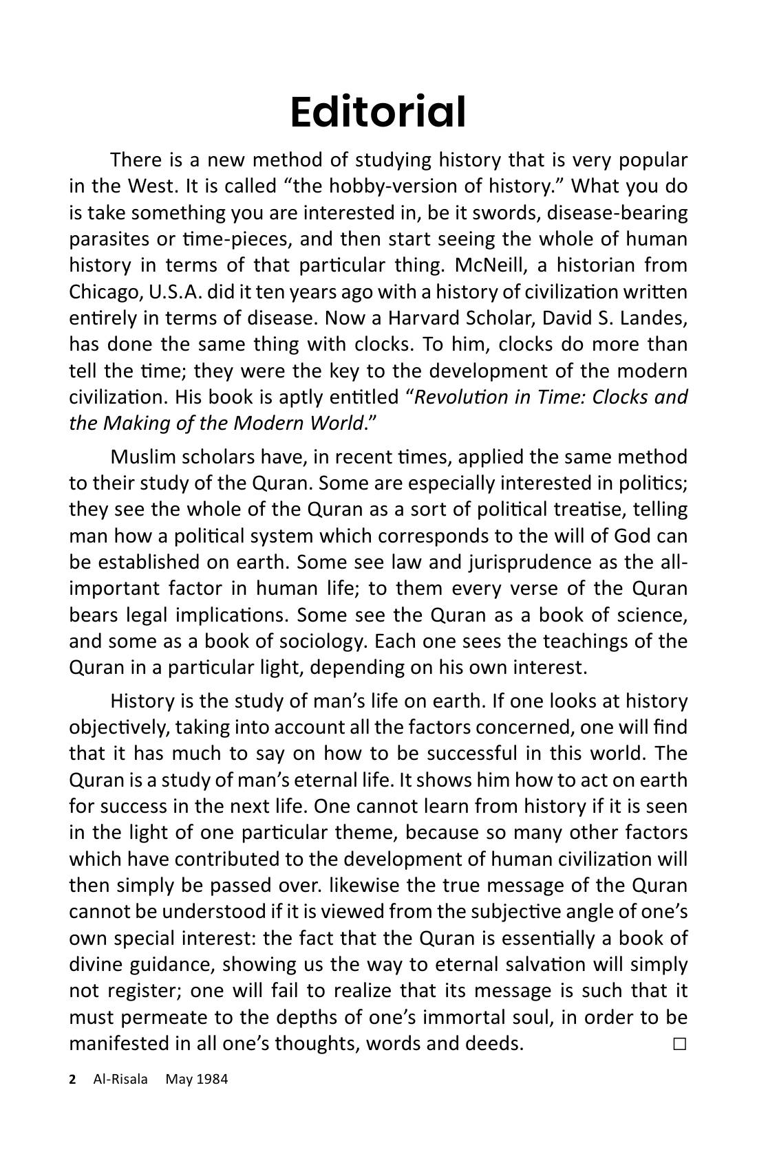 The printed page