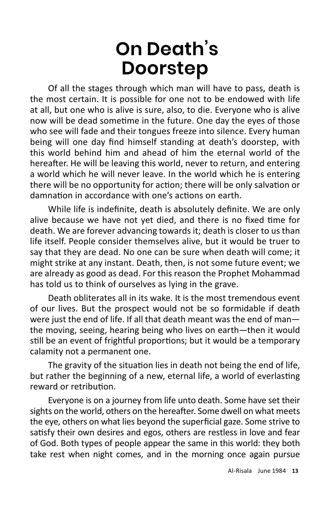 The printed page